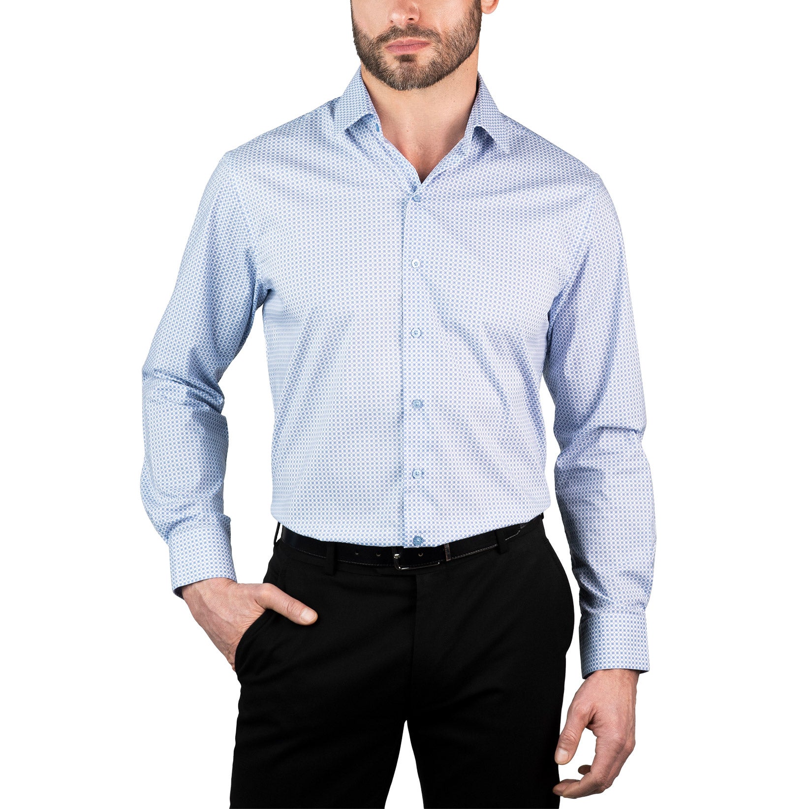 lucky brand white dress shirt CLASSIC ONE POCKET SHIRT