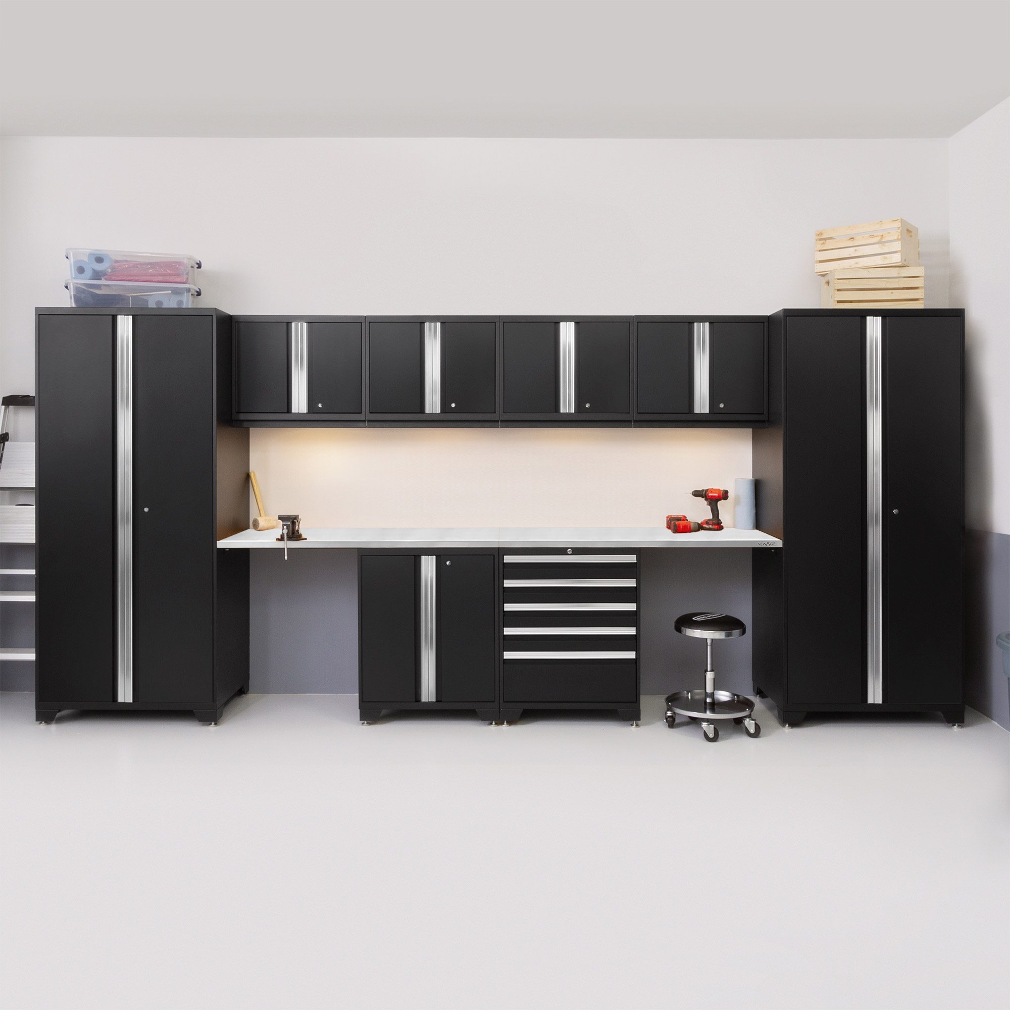 NewAge Products Pro 3.0 Series Storage Cabinet 10-piece Set