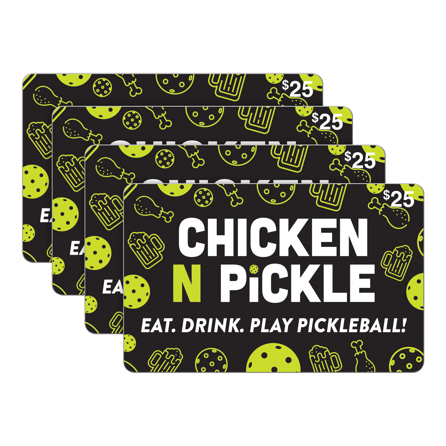 Chicken N Pickle - Four $25 eGift Cards
