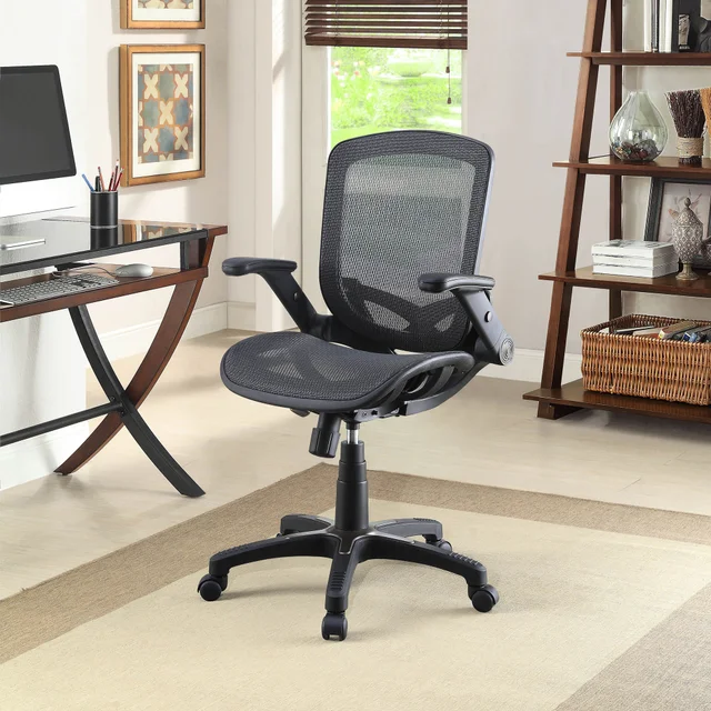 BAYSIDE FURNISHINGS METREX II MESH CHAIR FLIP ARMS