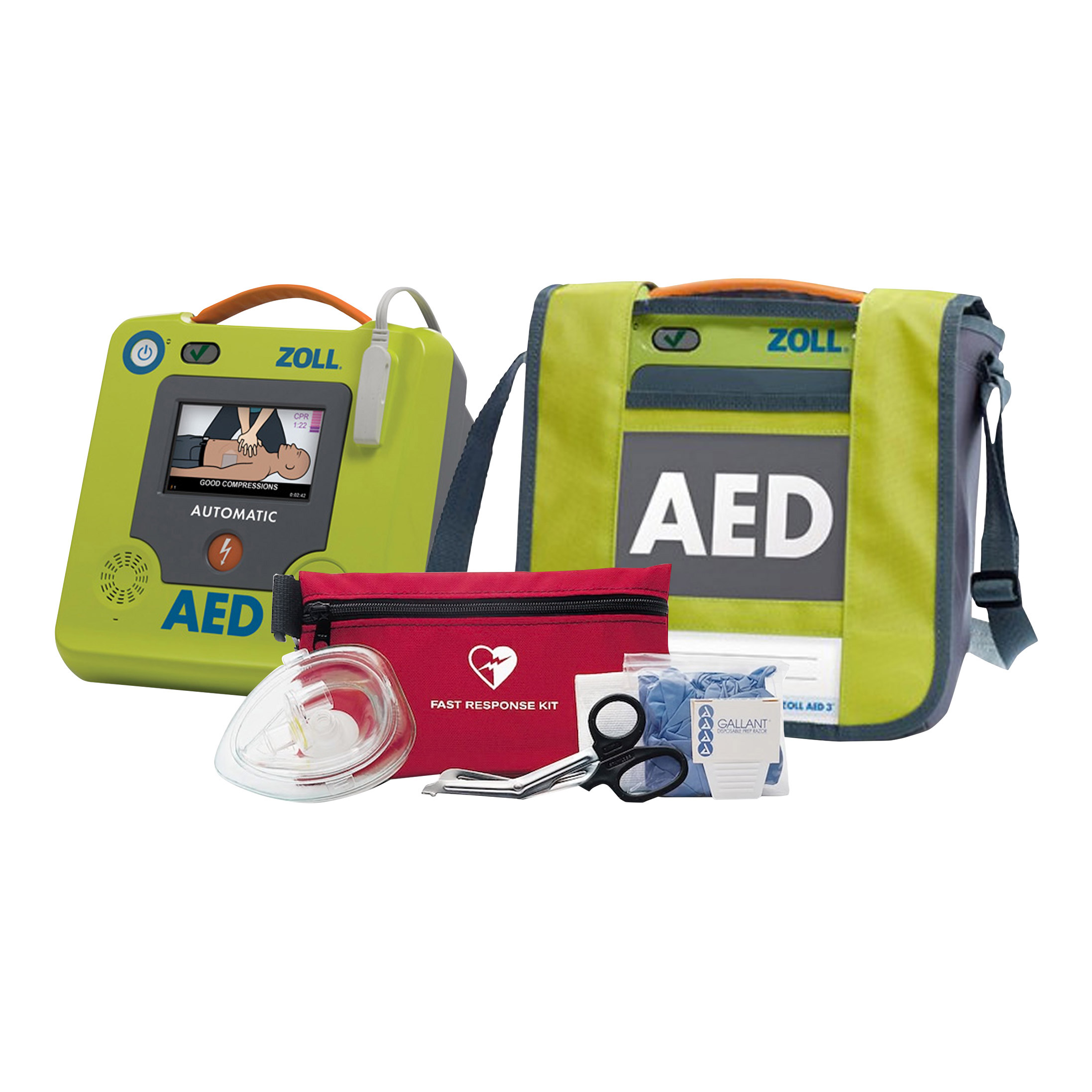 ZOLL AED 3 Defibrillator Semi automatic