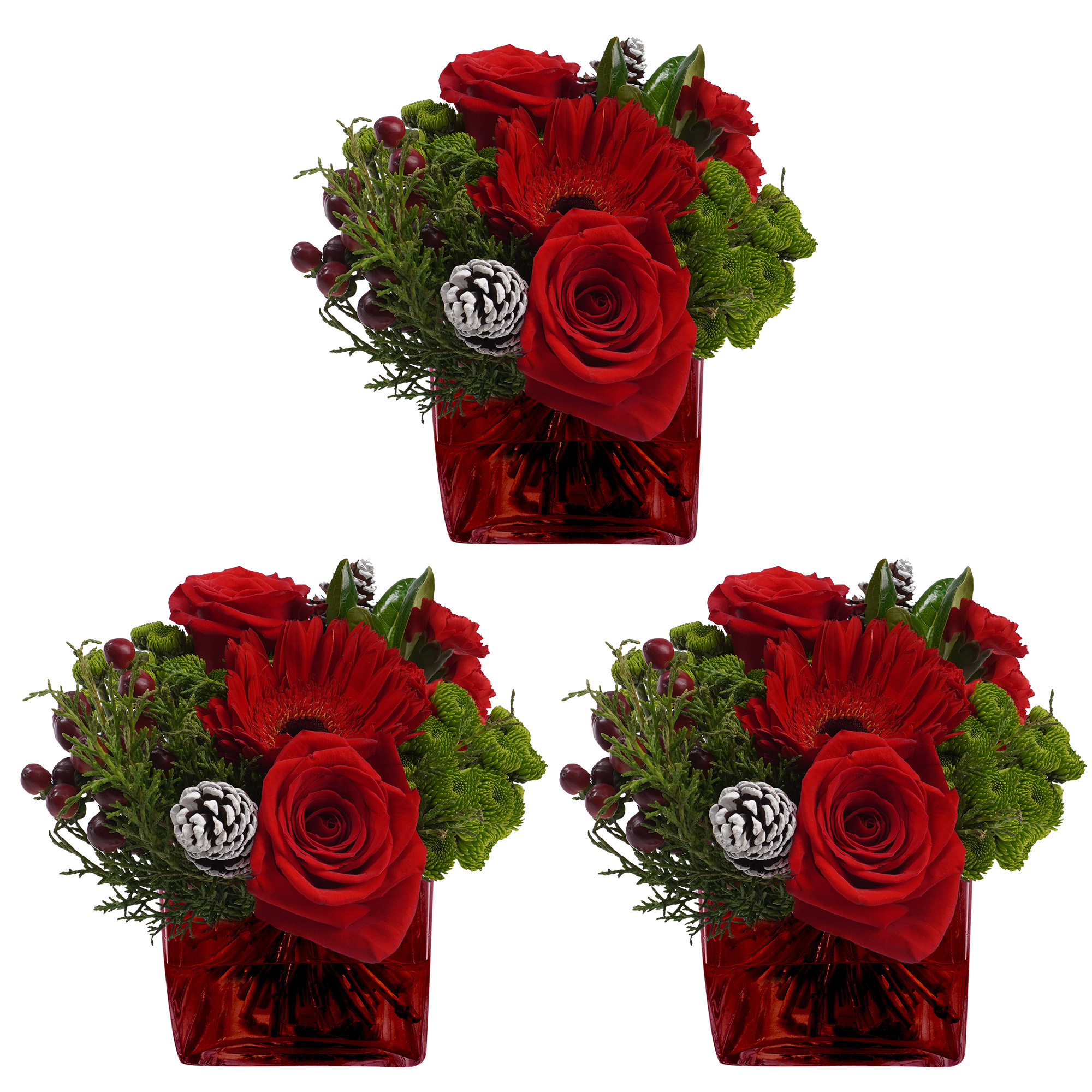 Holiday Centerpiece Trio