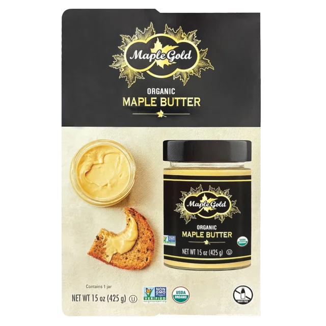 MAPLE GOLD ORGANIC MAPLE BUTTER 15 OZ (0.937 LBS)
