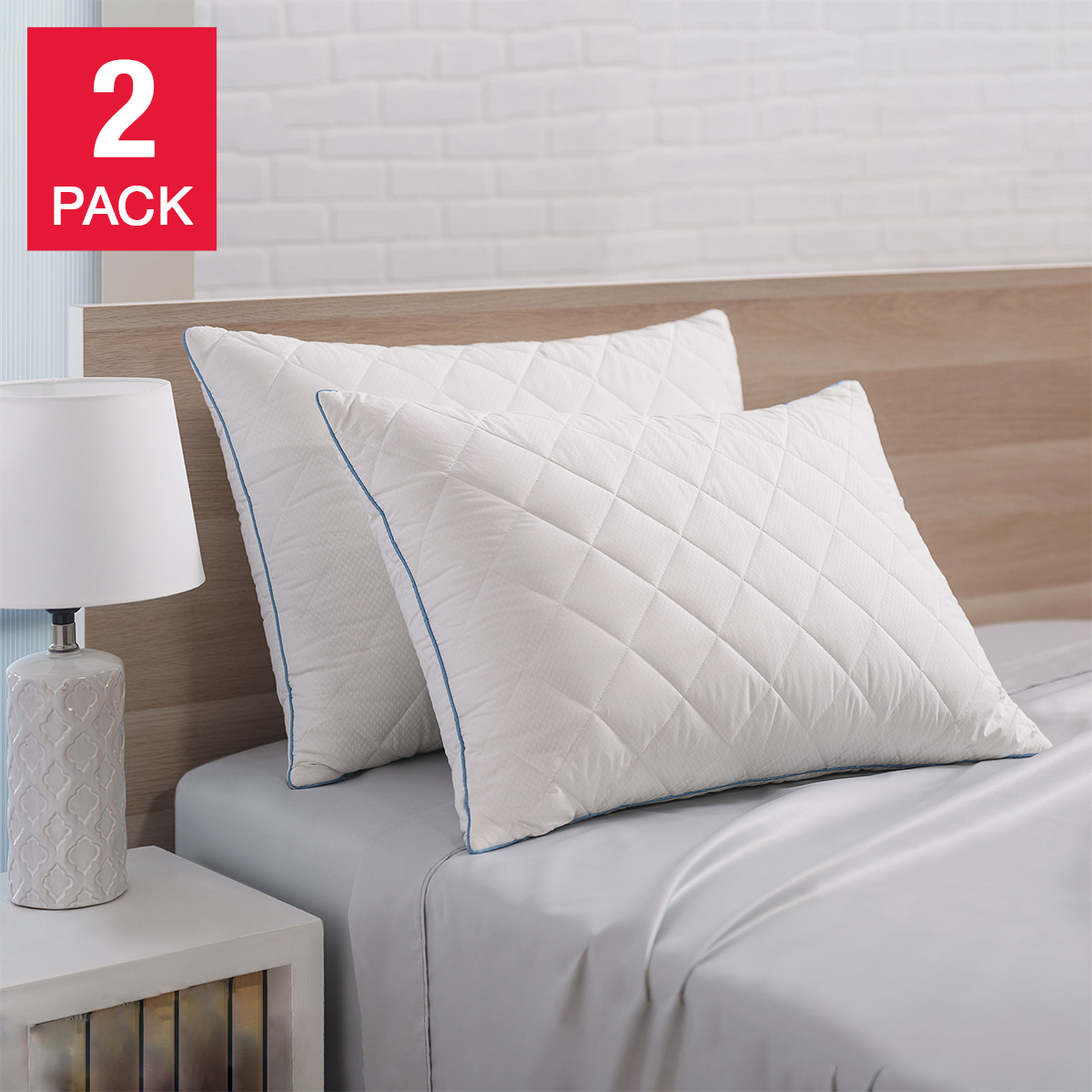 TheraLuxe by Therapedic ClimaRest Triple Cooling Pillow, 2-pack