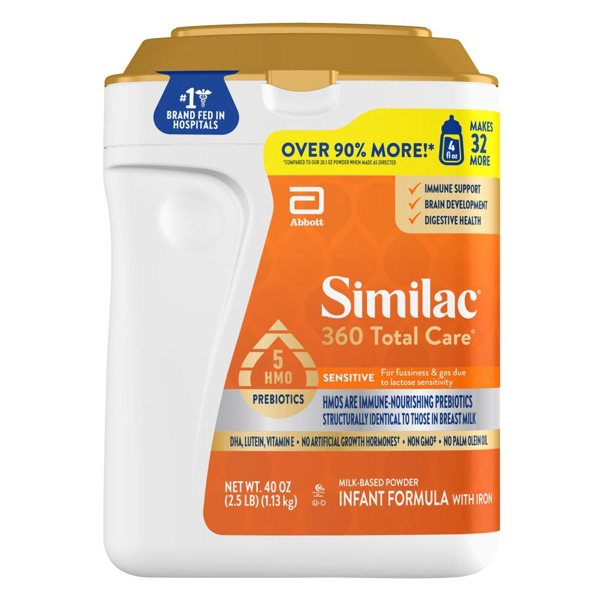 Similac 360 Total Care Sensitive with HMO's, Non-GMO Infant