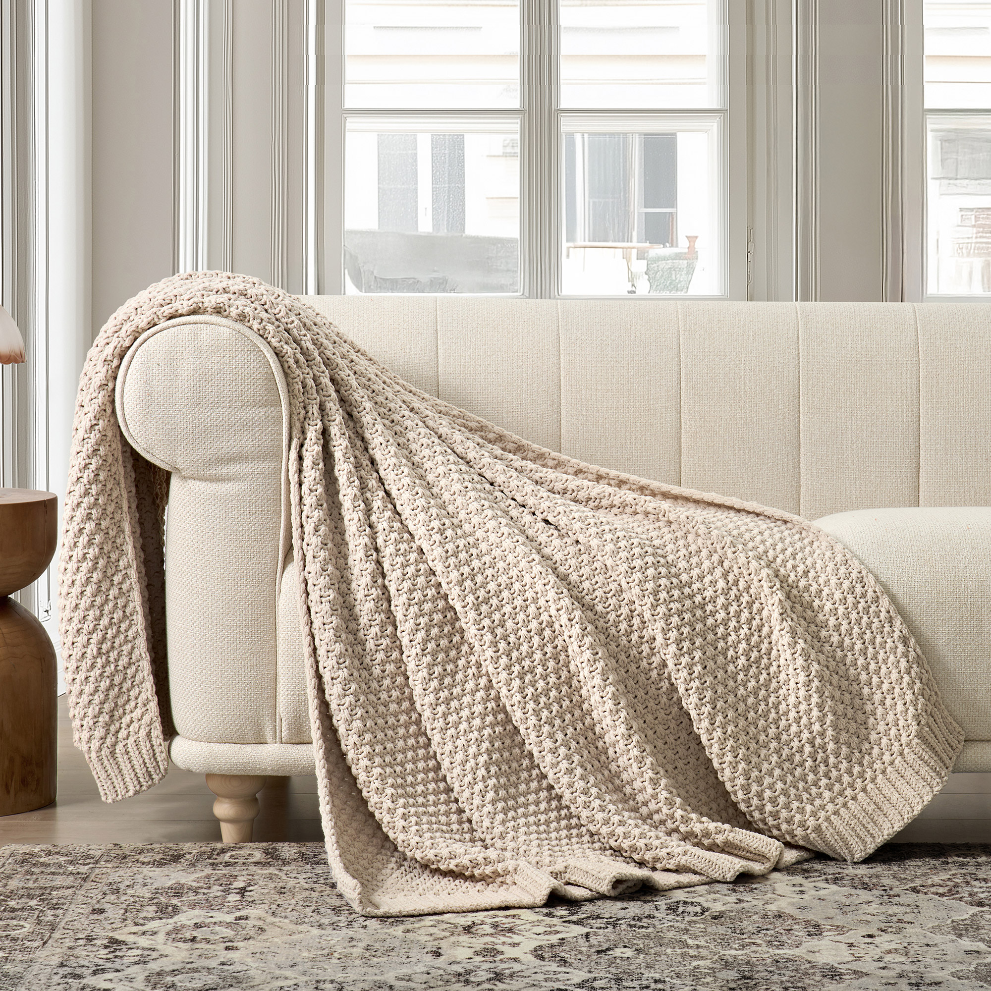 Evergrace Chenille Knit Throw