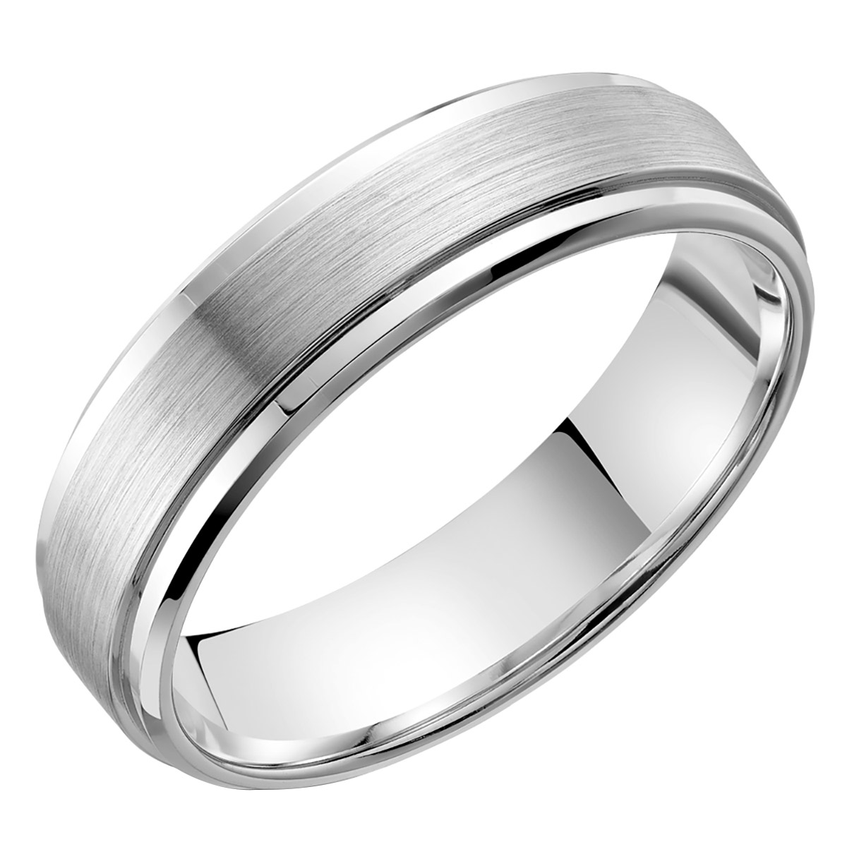 White Gold Men’s Wedding Band