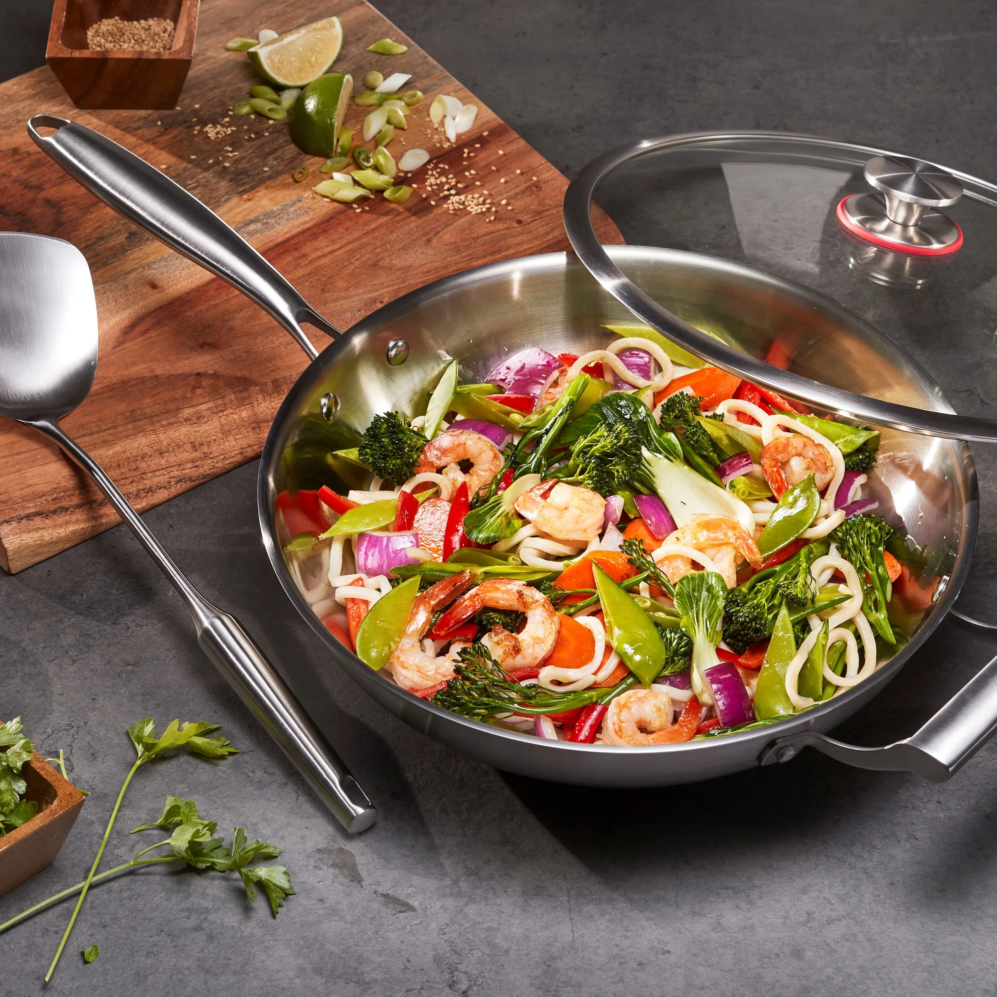 MIU Stainless Steel Wok | Costco