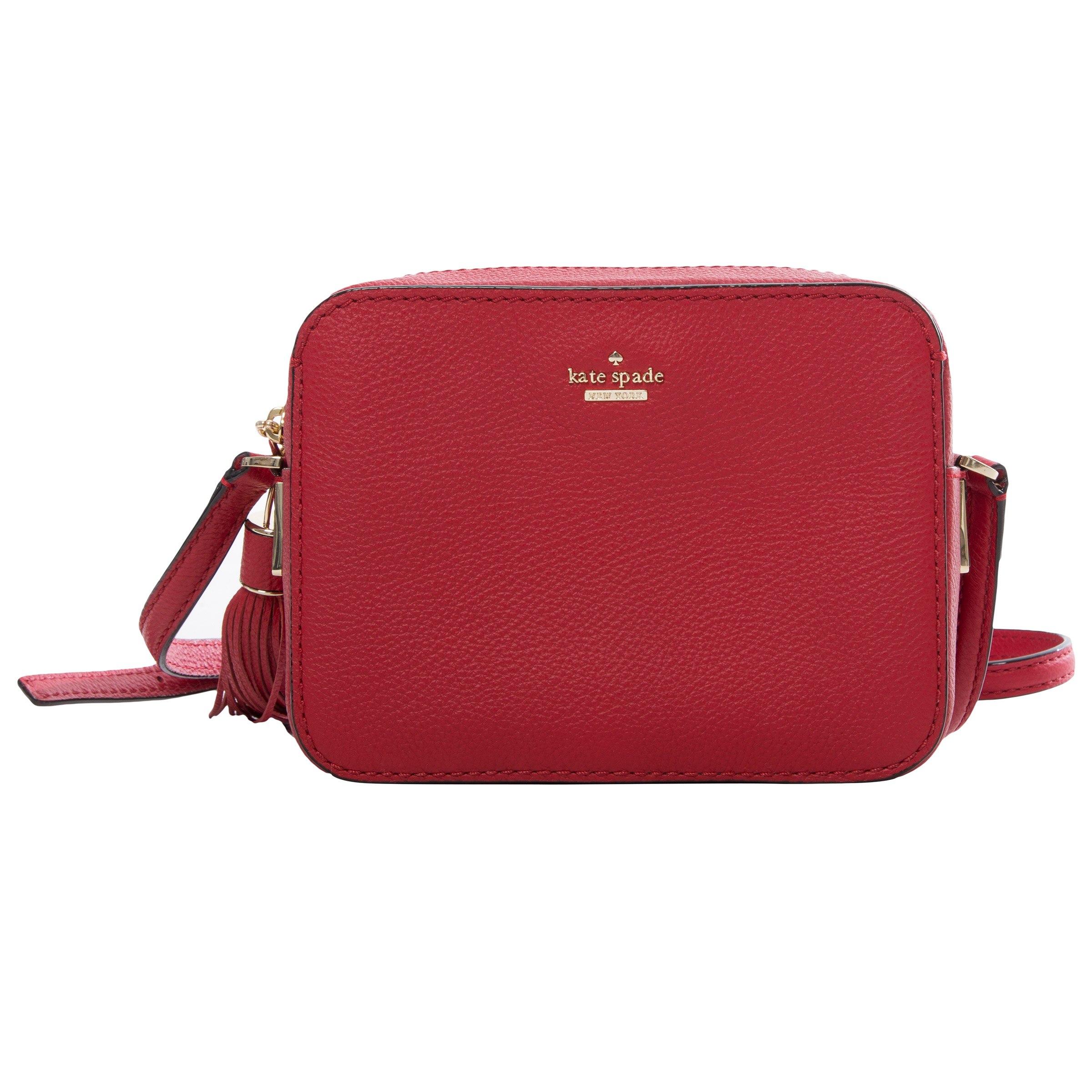 Kate Spade ショルダーバッグ　赤　ローズレッド kate spade(ケイトスペード) 2WAYバッグ ハンド ロングショルダー 斜め