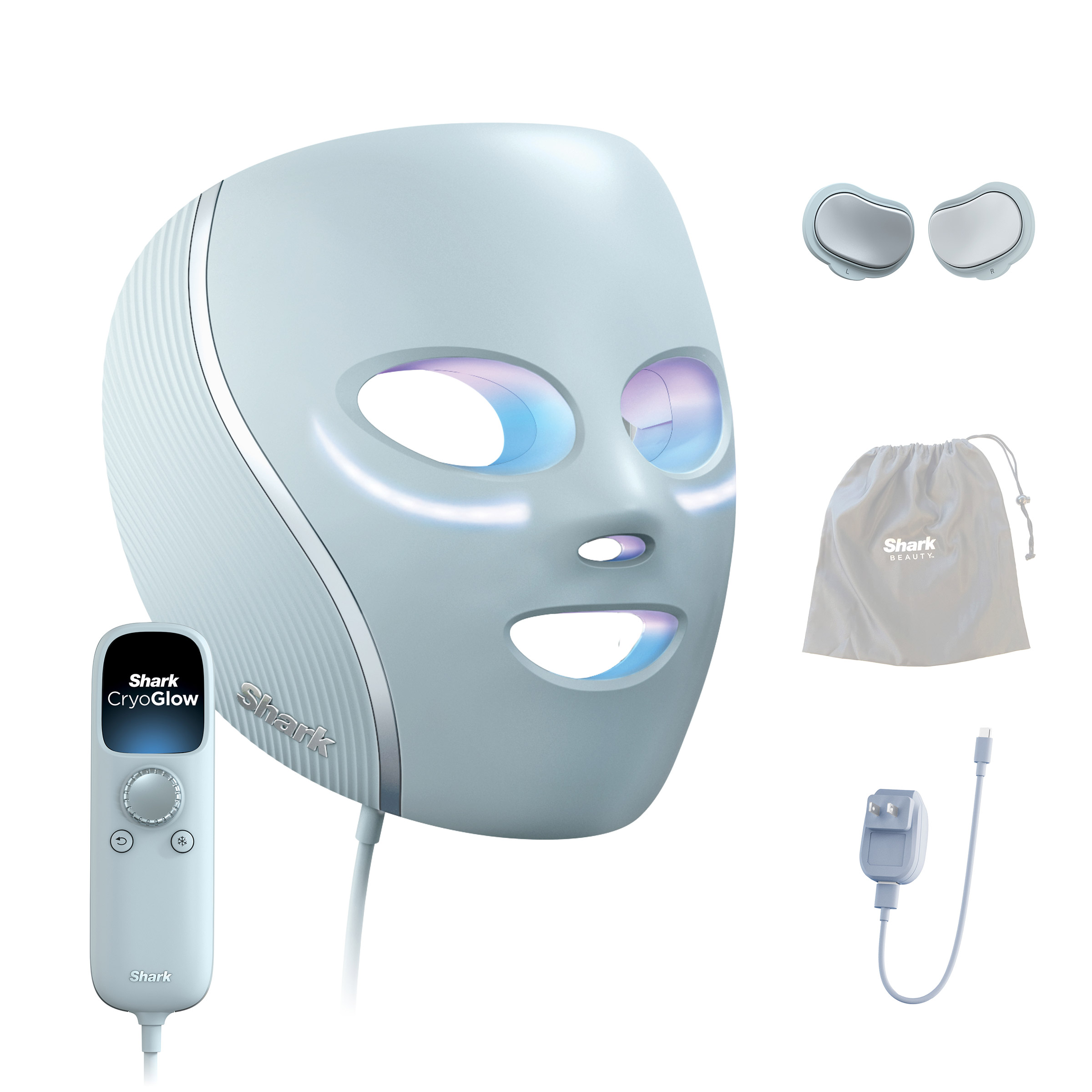 Shark CryoGlow Cooling + LED Face Mask, with $100 Costco Shop Card