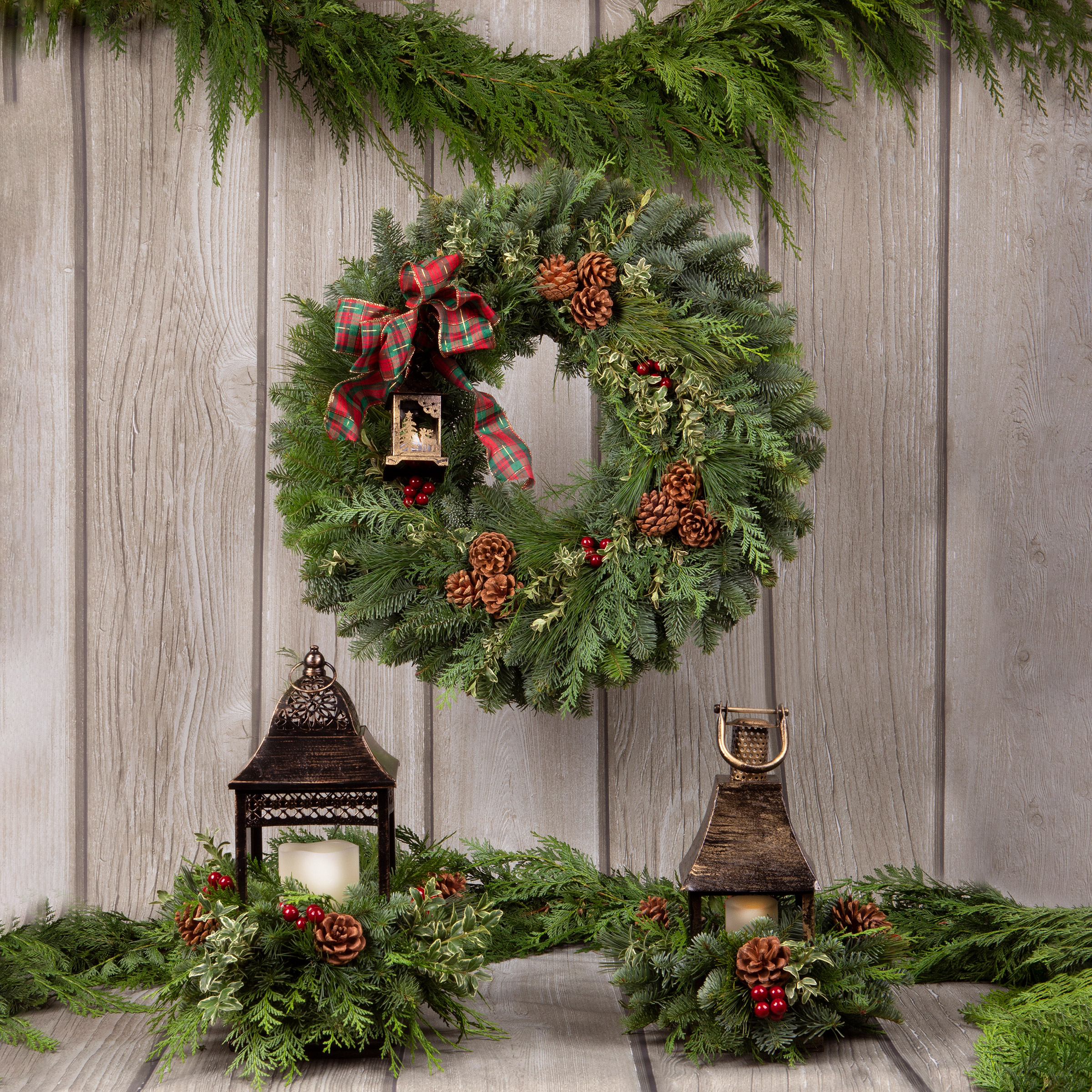 Holiday Greenery Arrangements
