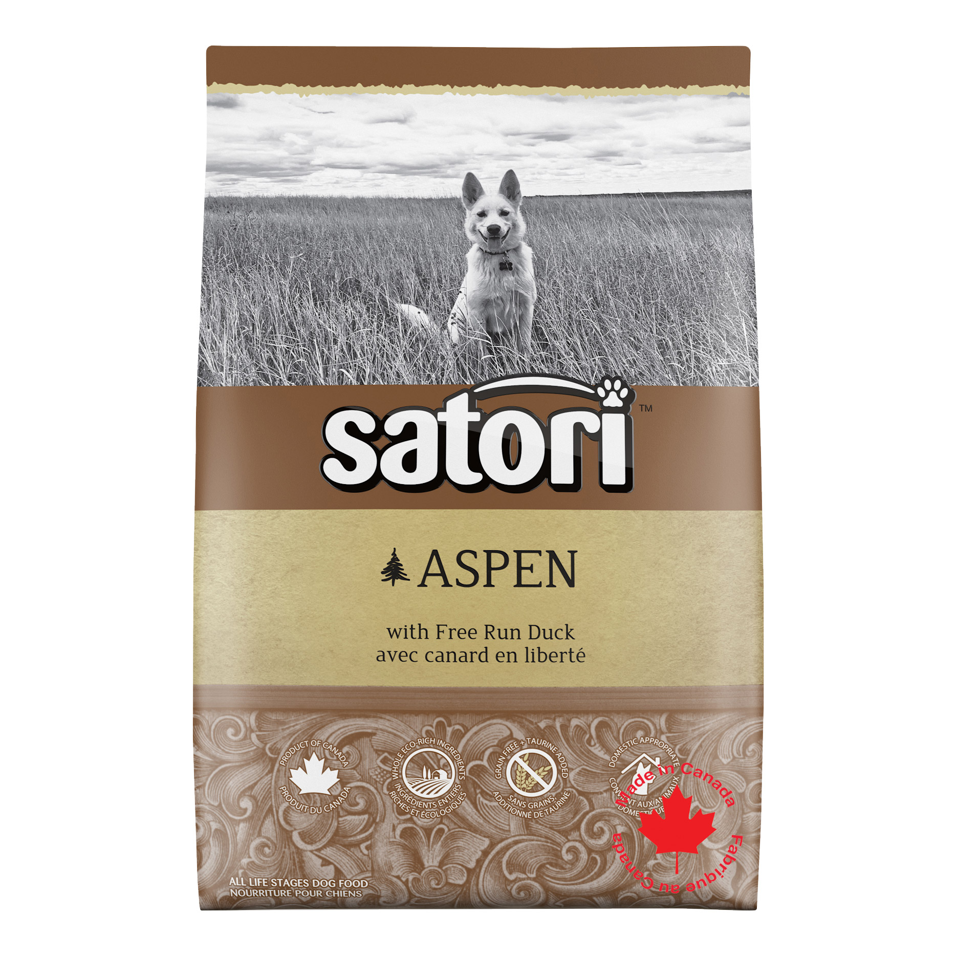 Satori – Nourriture au canard pour chien, 11,36 kg (25 lbs)