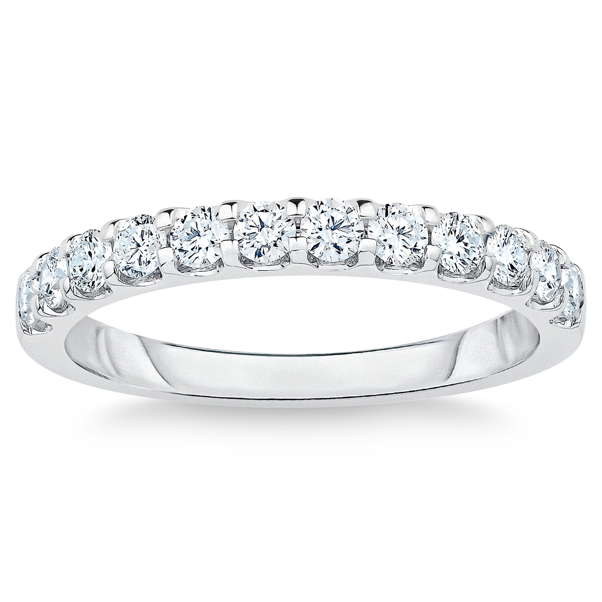 Round Brilliant 0.50 ctw VS2 Clarity  I Color Diamond 14kt Gold Band