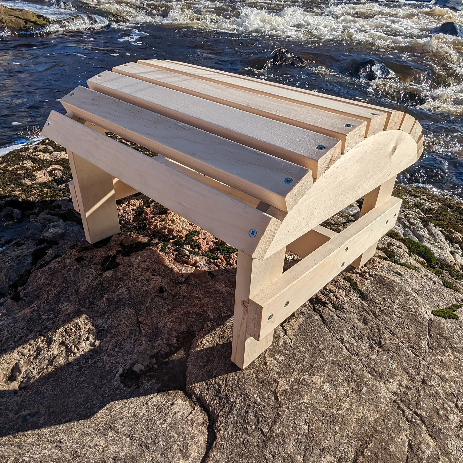 Pine Muskoka Ottoman Kit