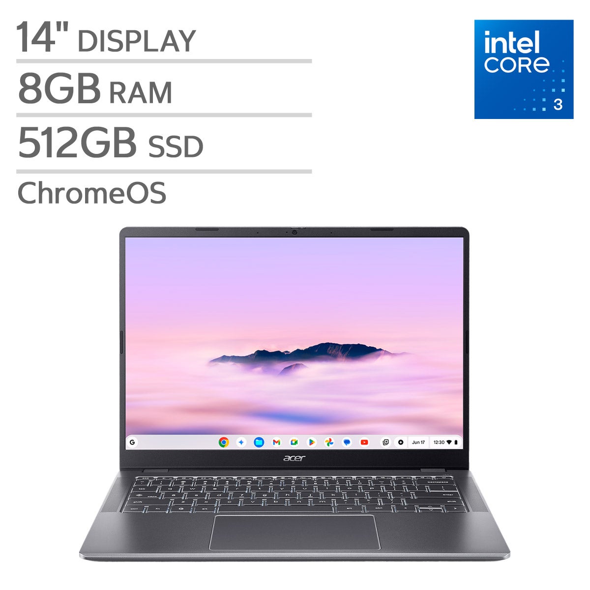 Acer Chromebook 本体 （ジャンク品） Acer Chromebook Plus 514 14” Touchscreen Laptop with Google AI