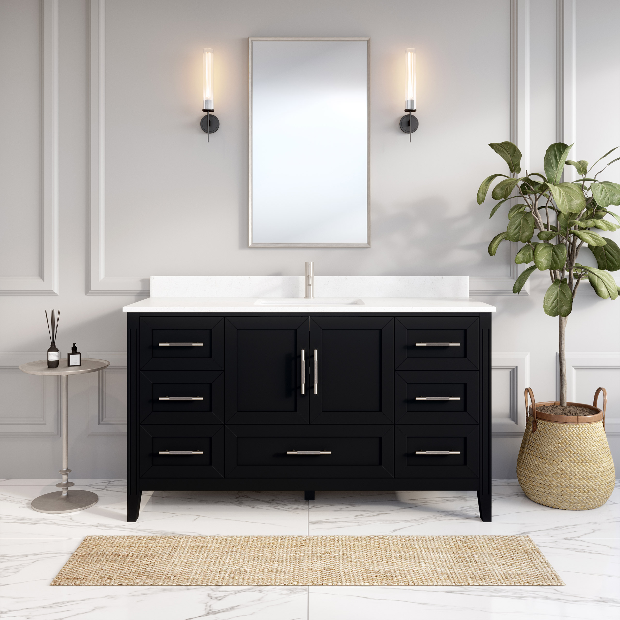 Hudson Black Bath Vanity by Studio Bathe