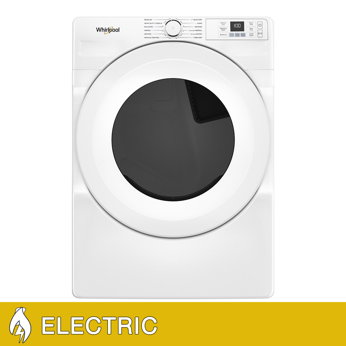 Whirlpool 4.5 cu. ft. Front Load Washer and 7.4 cu. ft