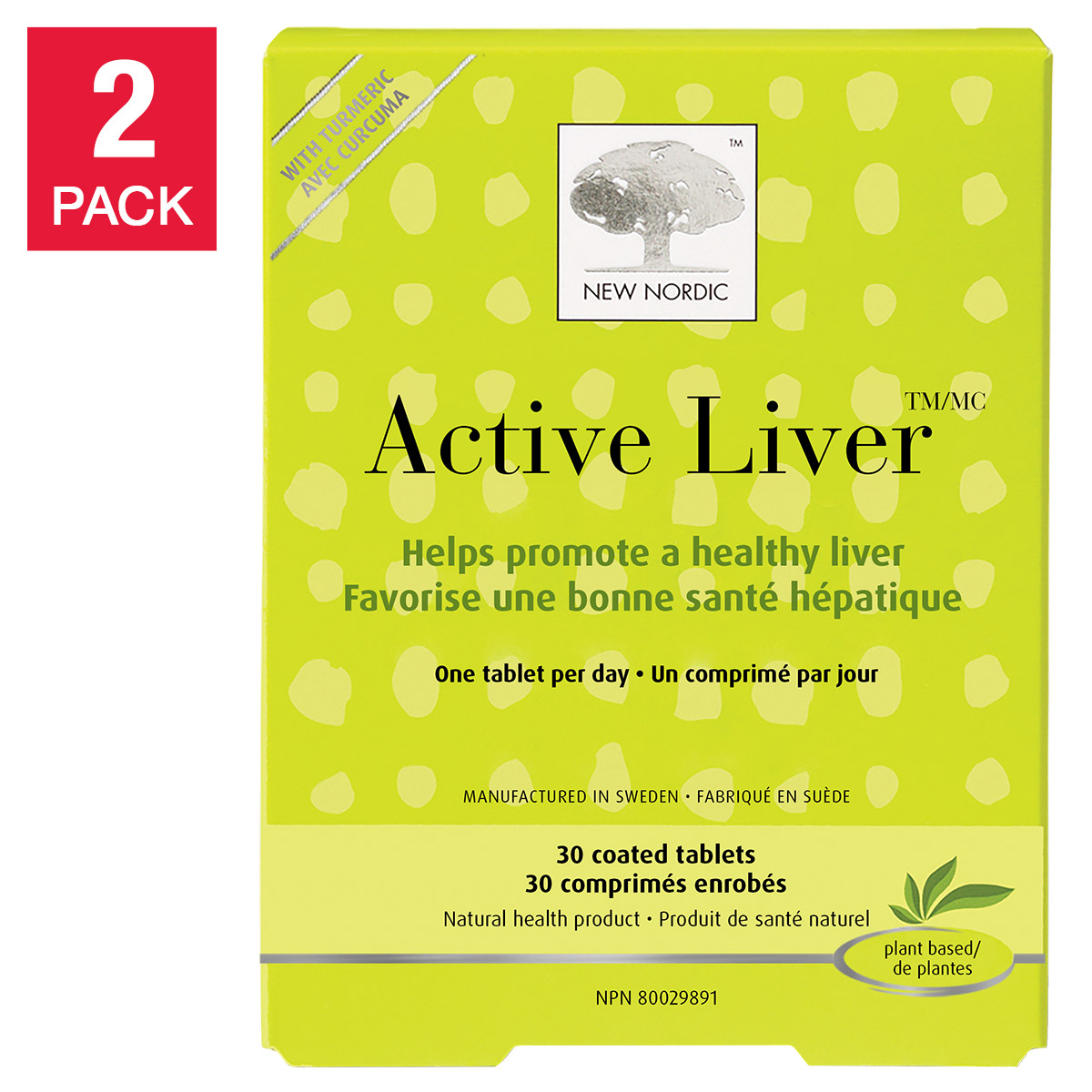 New Nordic Active Liver, 30 Tablets, 2-Pack