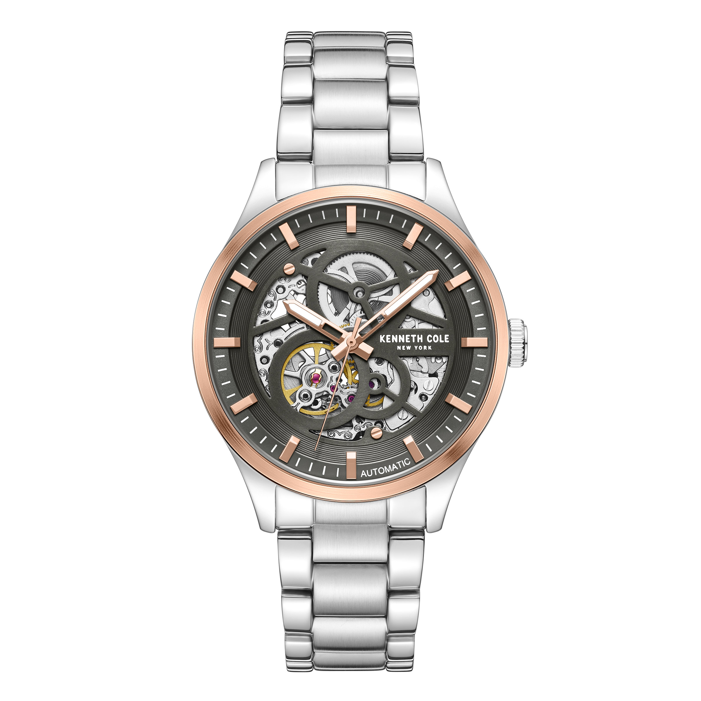 Kenneth Cole New York Grey Skeleton Dial Men’s Watch