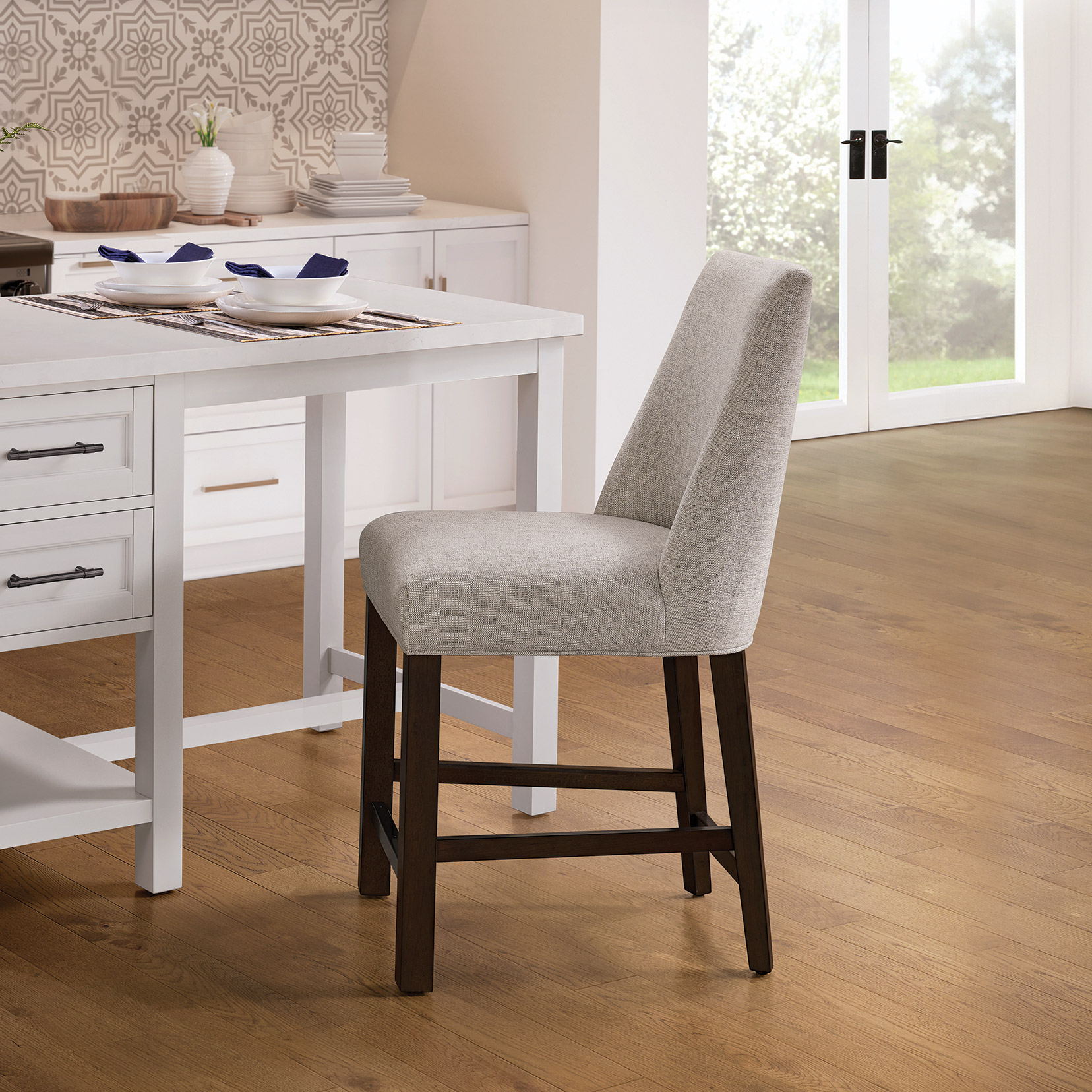 Helena - Ensemble de 2 tabourets de comptoir
