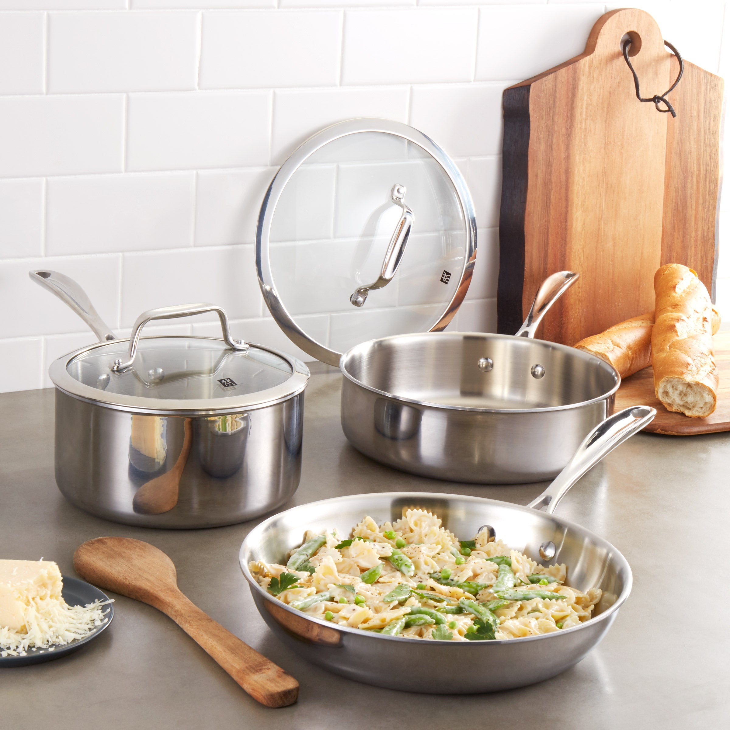 ZWILLING J.A. Henckels VistaClad 5-piece Stainless Steel Cookware
