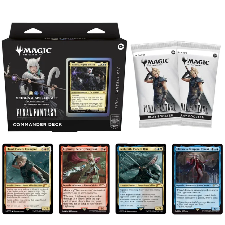 mtg ff commander decks msrp Final Fantasy Variants: Cid, Freeflier Pilot (0131 These cards are designed to capture the unique abilities and stories of the series heroes and villains Magic: The Gathering x Final