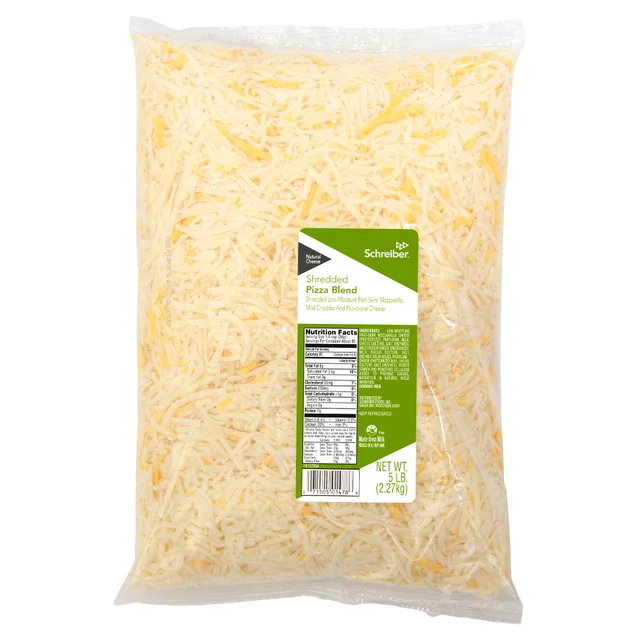 Schreiber Shredded Pizza Blend, 5 lbs