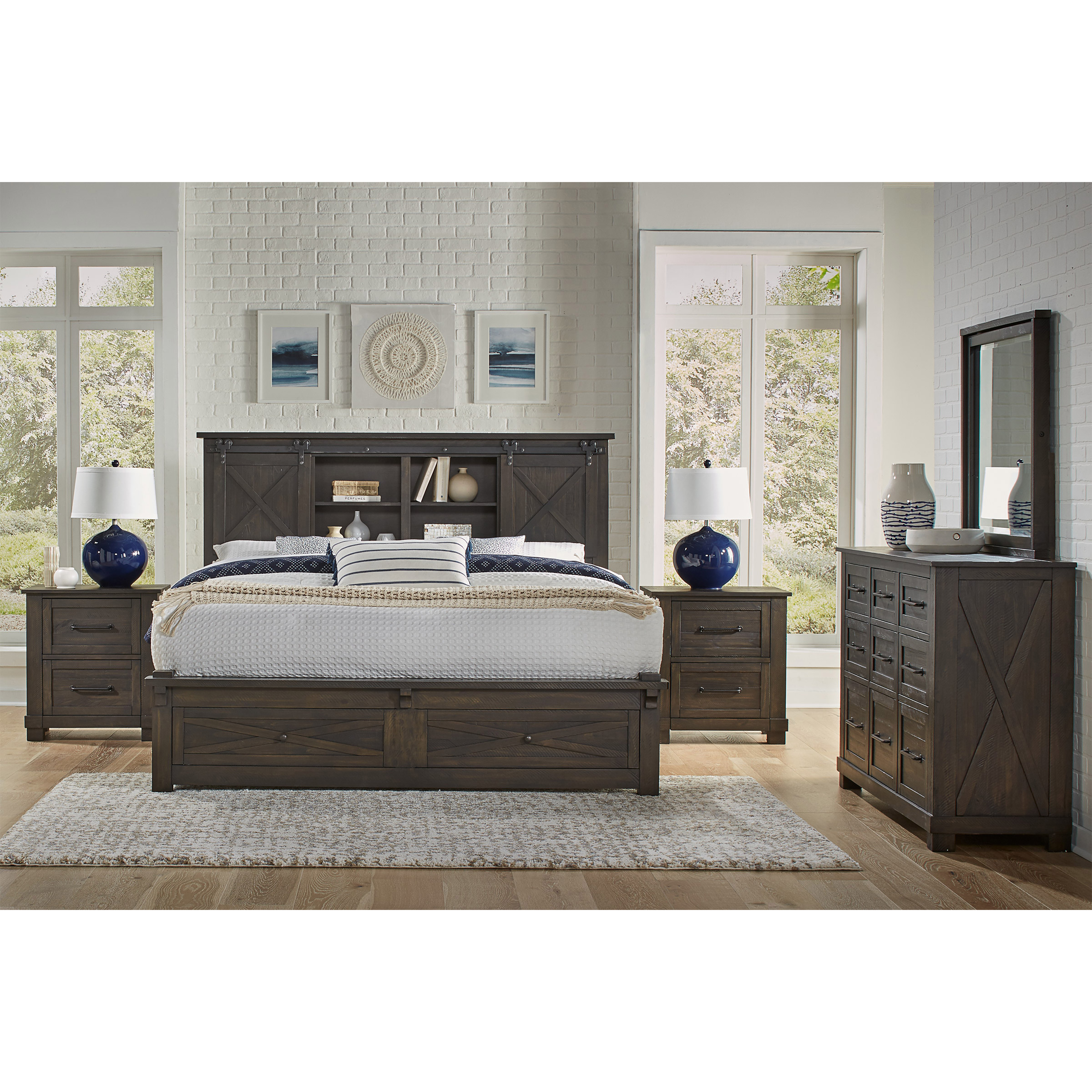 Alpine Ridge Bedroom Collection in Brown