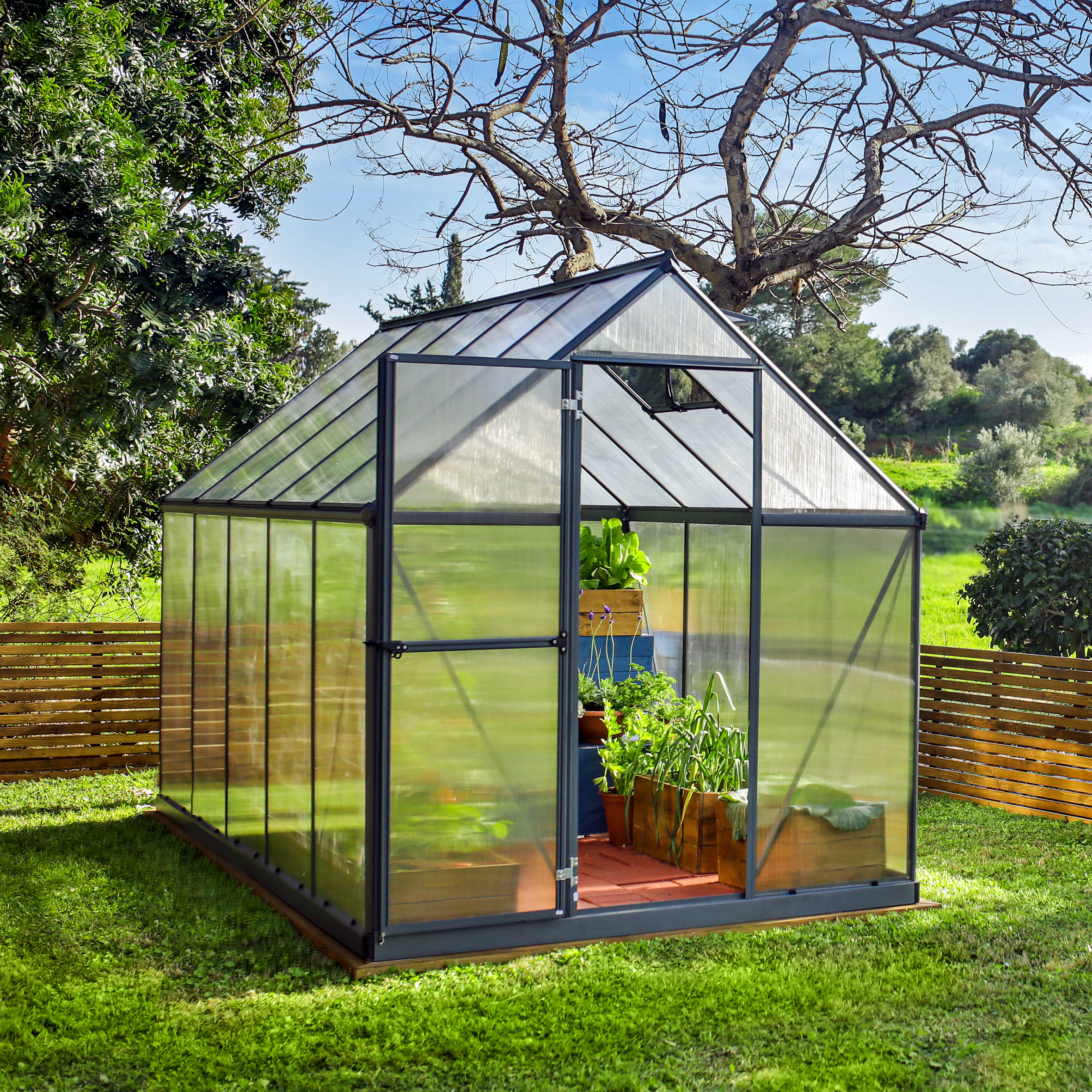 Canopia by Palram Build & Grow Twin-Wall Greenhouse