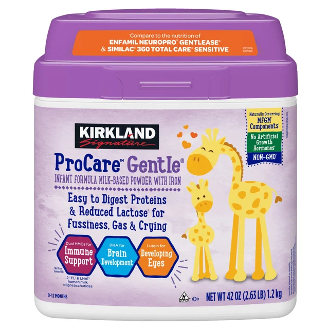 KIRKLAND SIGNATURE PROCARE GENTLE FORMULA DUAL HMO NON-GMO 42OZ