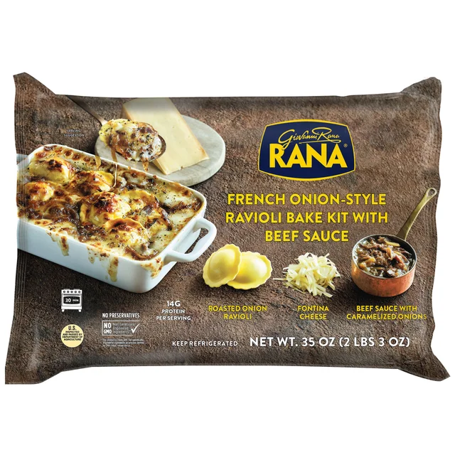 RANA RAVIOLI FRENCH ONION STYLE 35 OZ (2.2 LBS)