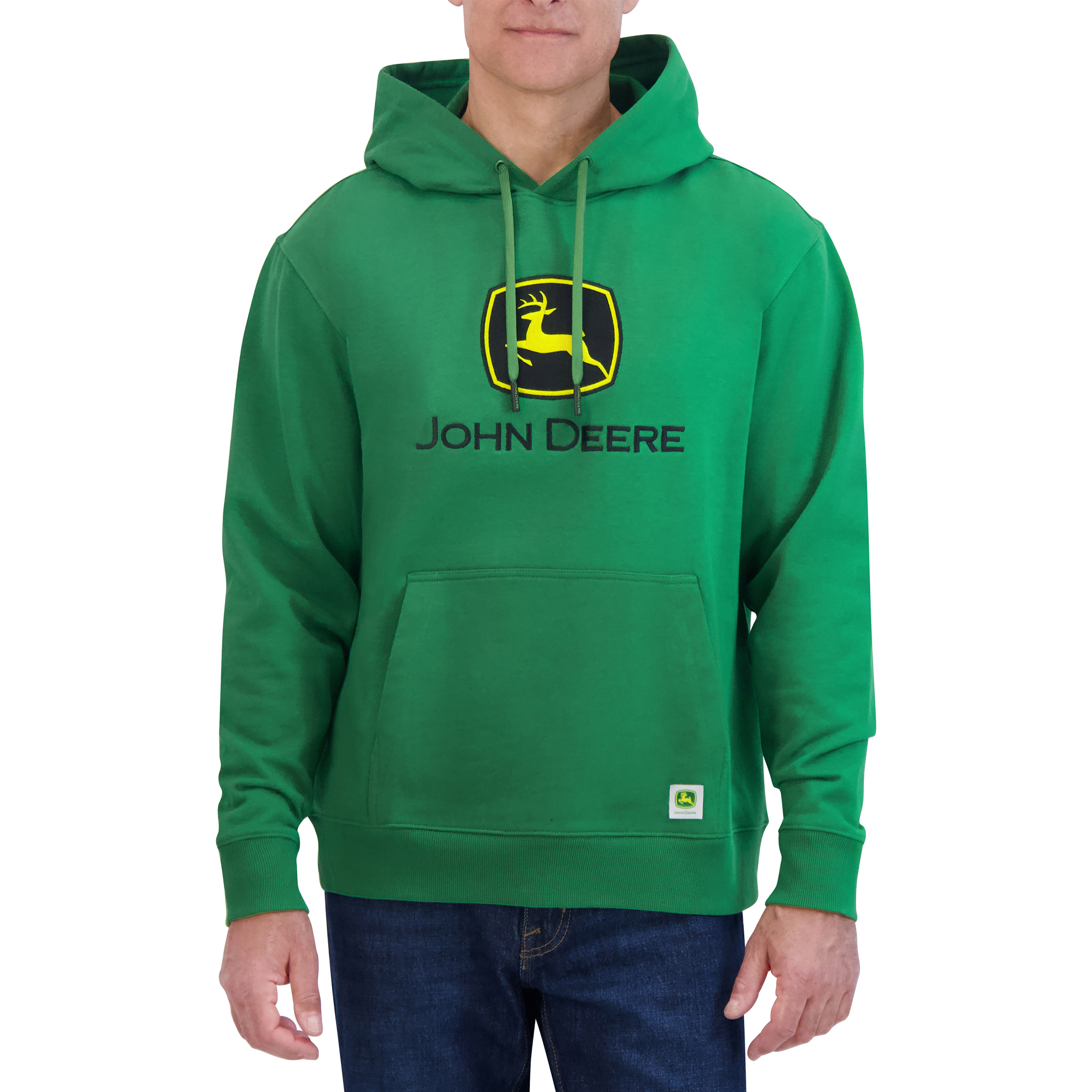 John Deere Men's Fleece Embroidered Hoodie