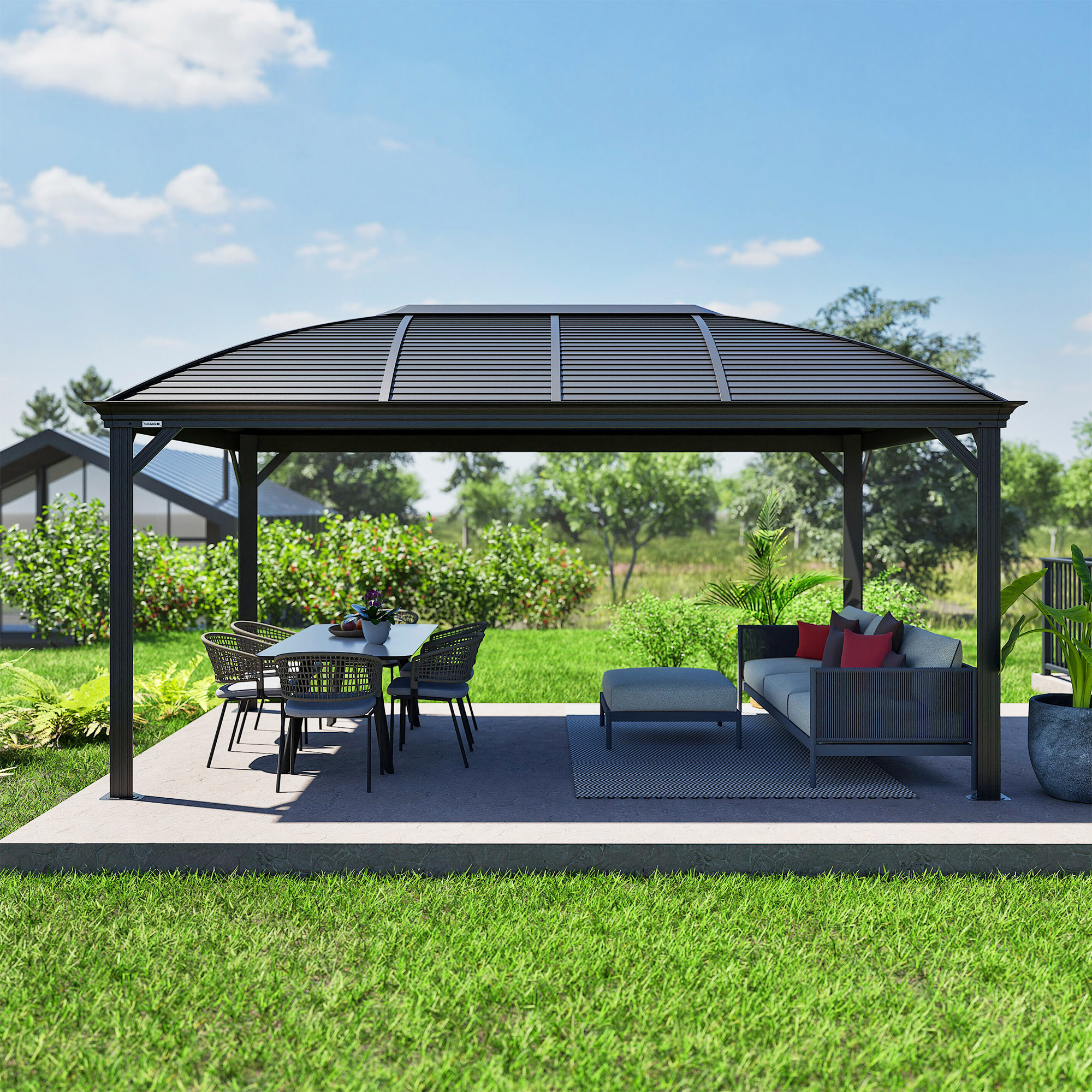 Sojag Moreno Galvanized Steel Roof Gazebo