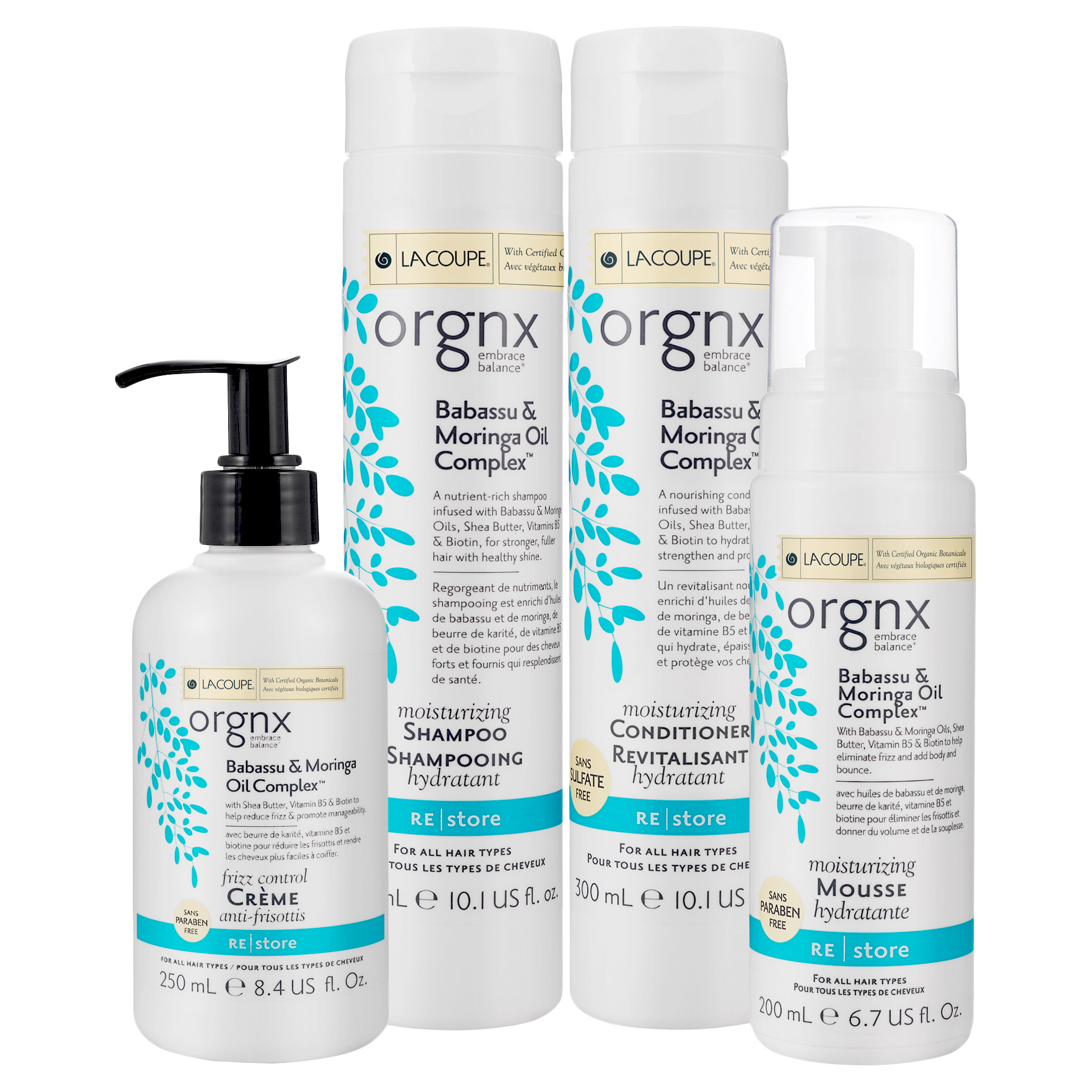 LaCoupe Orgnx Babassu and Moringa Oil Bundle | Costco