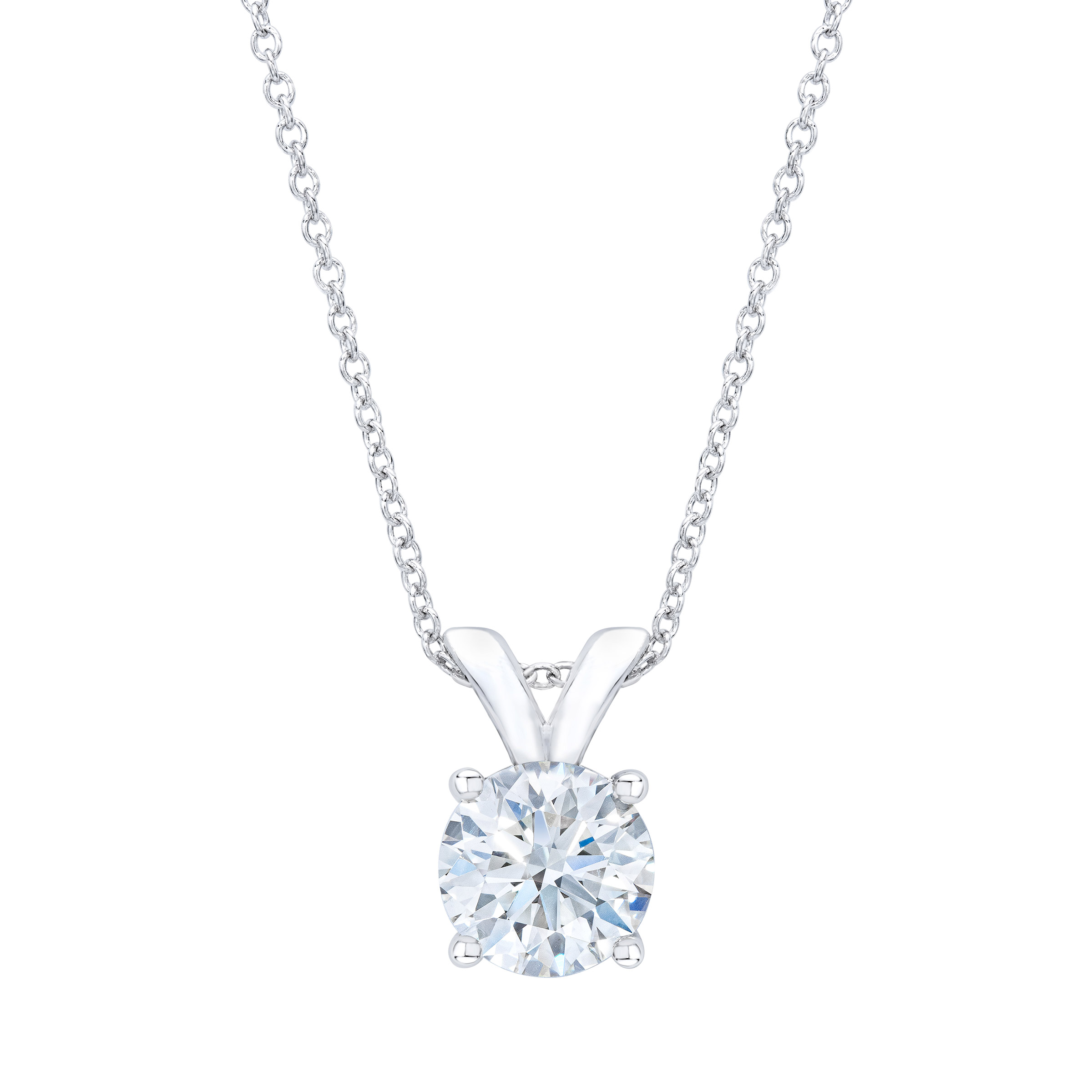 1.72 ct Round Brilliant Cut, VS1 Clarity, I Colour, Diamond Solitaire Pendant