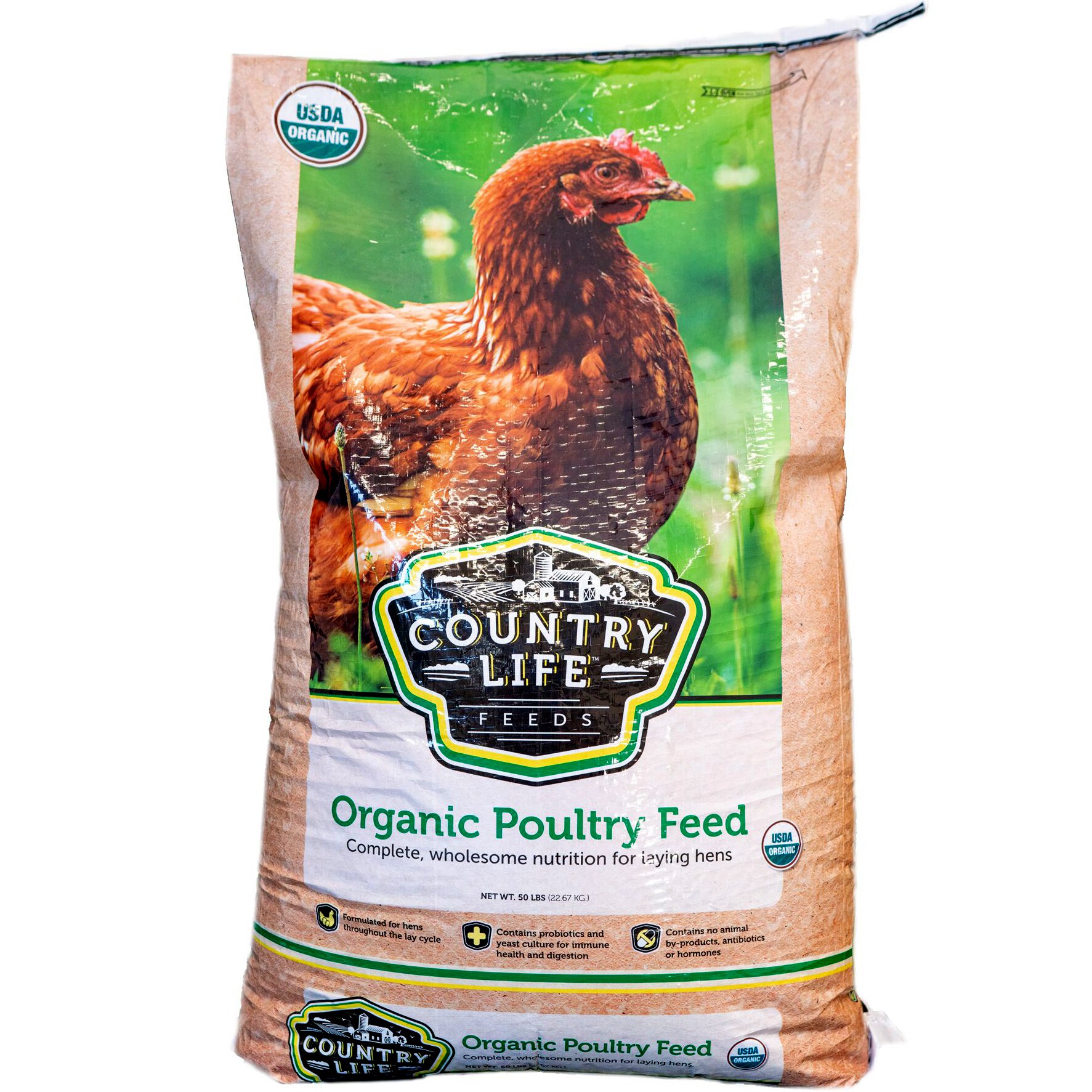 Country Life Organic Poultry Feed, 50 lbs
