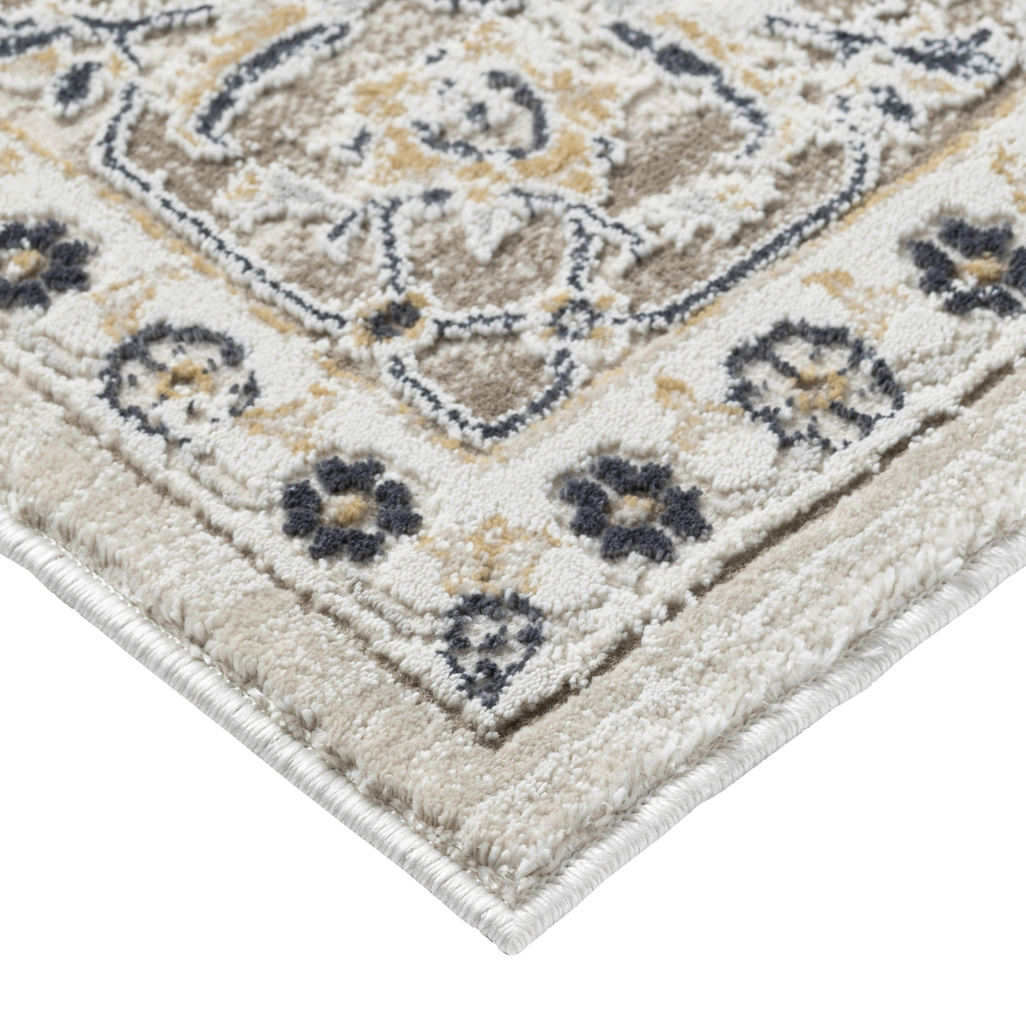 Roots Home Oak Bay Collection Paisley Beige Indoor Area Rug | Costco