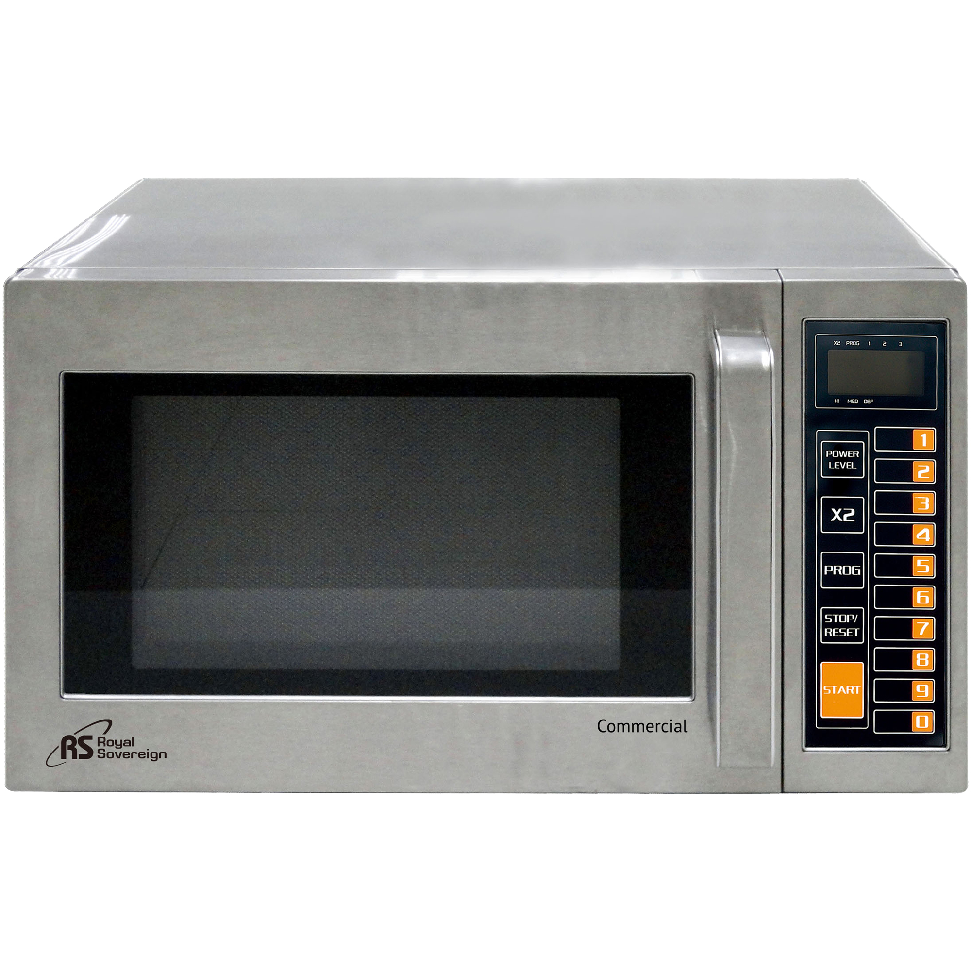 Royal Sovereign 0.9 cu.ft. Stainless Steel Commercial Microwave - 1000 Watts