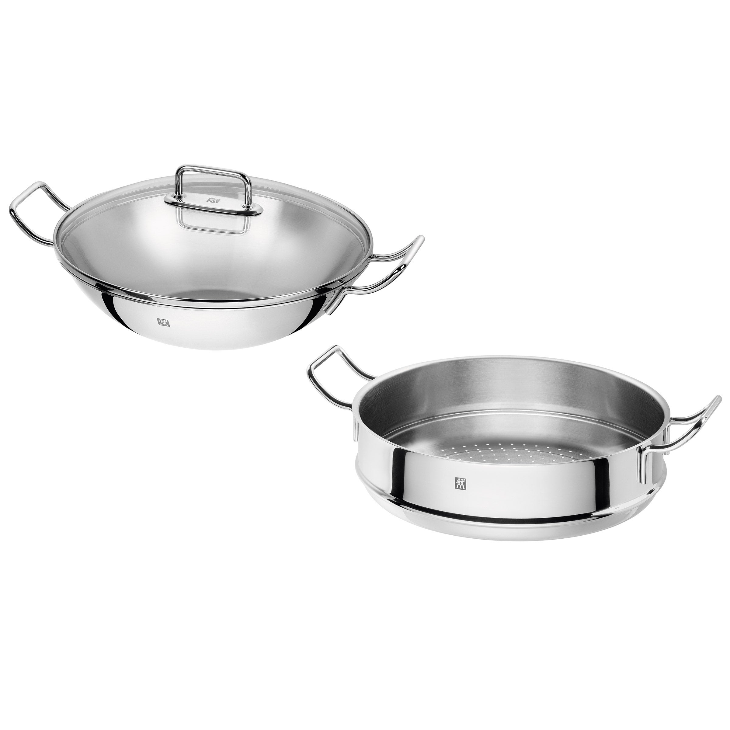 ZWILLING Plus 32 cm (12.5 in.) Wok and Steamer Set | Costco