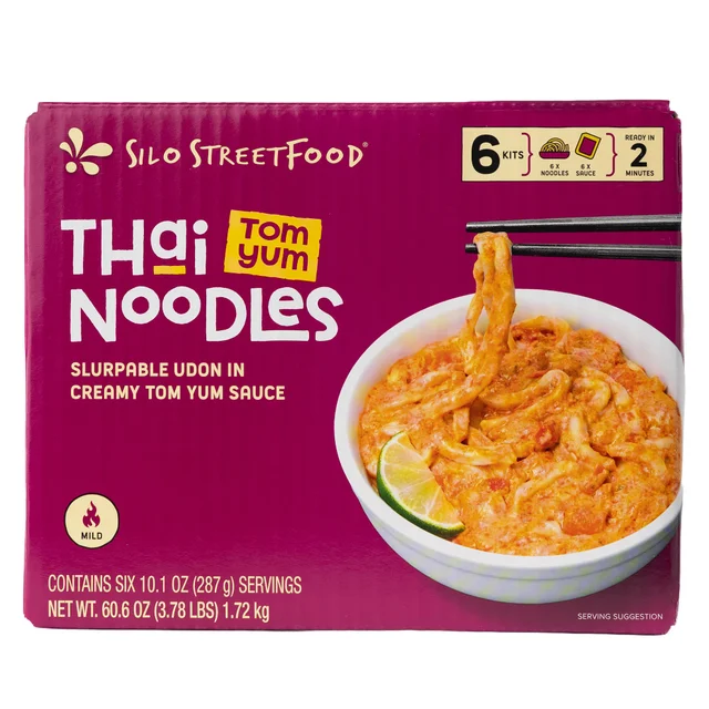 SILO STREETFOOD THAI TOM YUM NOODLES 6 PACK 10.1 OUNCES EA