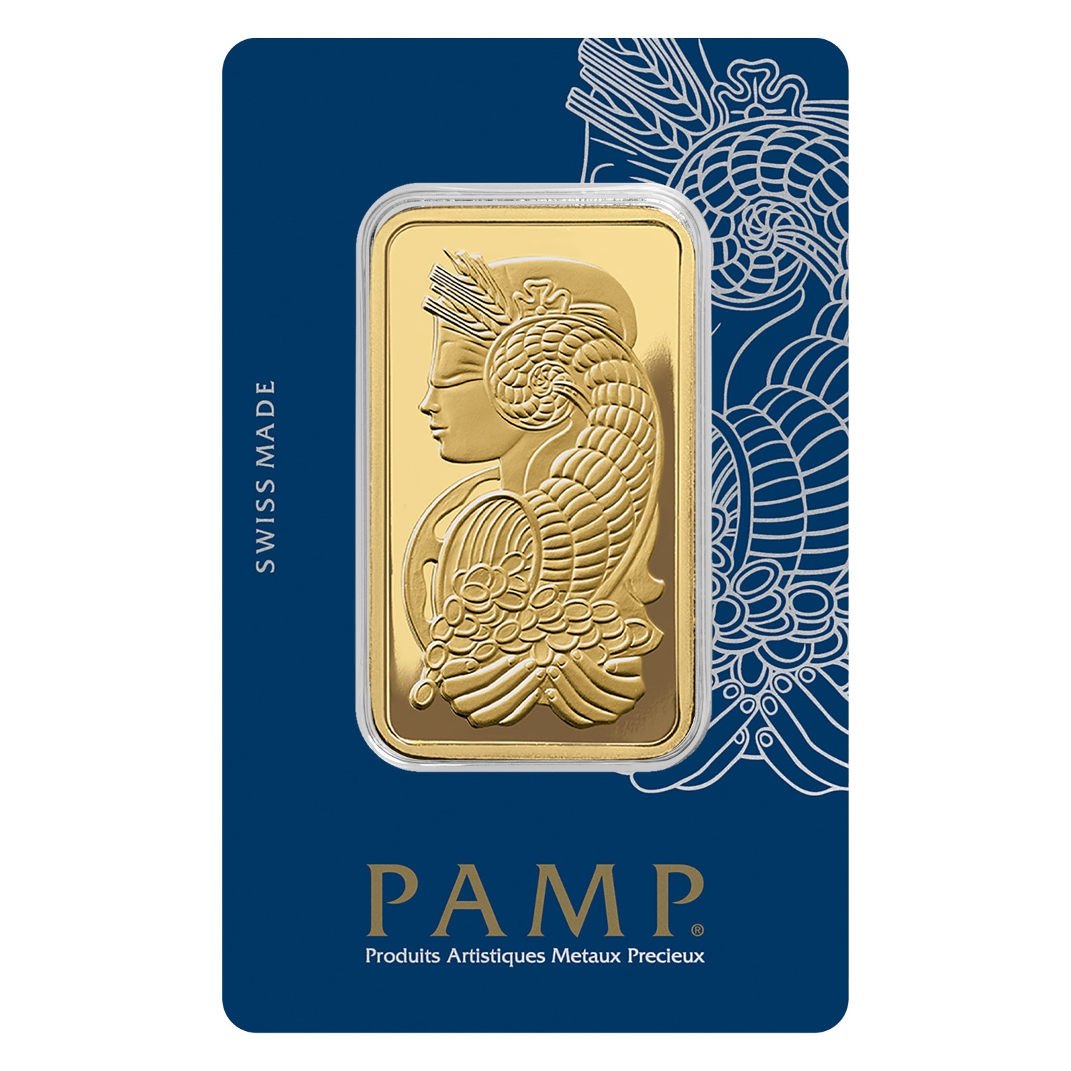 50 Gram Gold Bar PAMP Suisse Lady Fortuna (New In Assay)