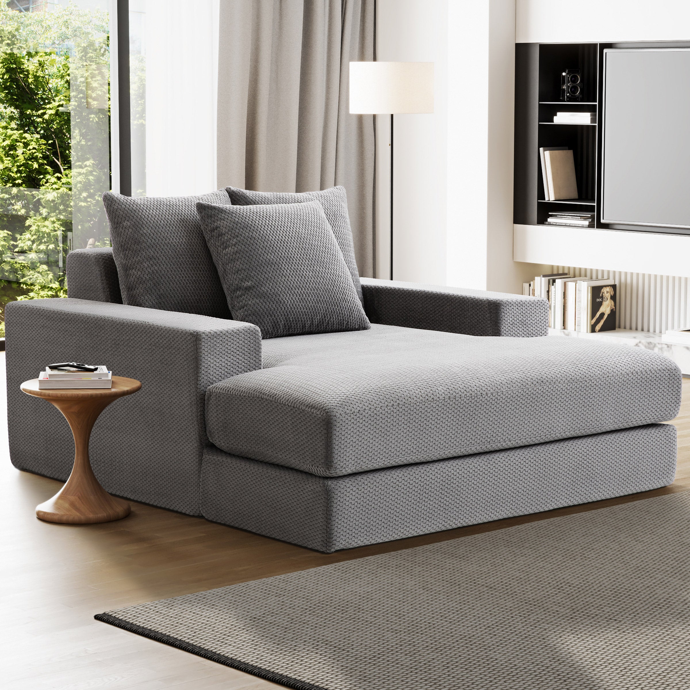 Sealy Calin Upholstered Foam Lounger | Costco