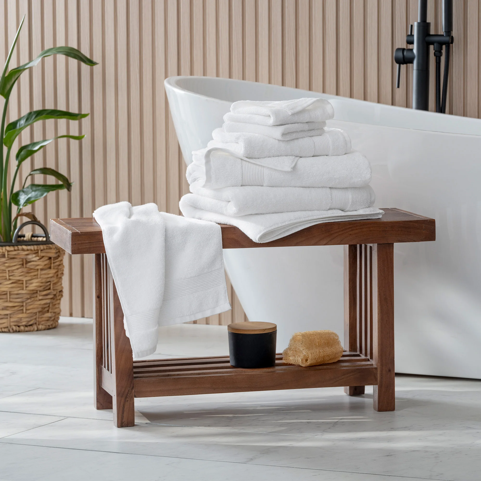 Purely Organic 6-piece Towel Set