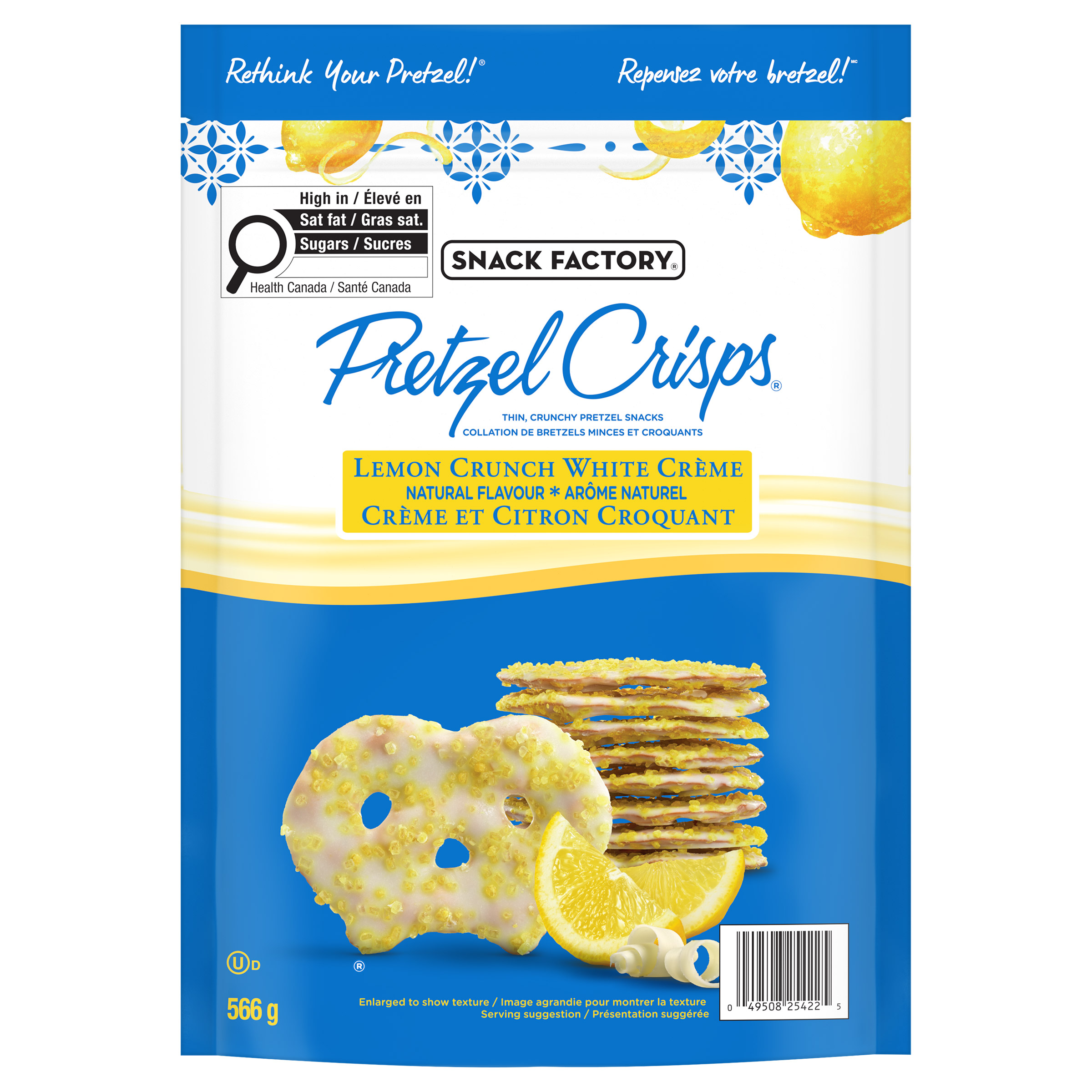 Snack Factory Lemon Pretzel Crisps, 566 g