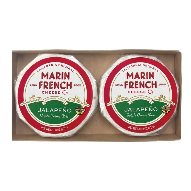 MARIN FRENCH JALAPENO BRIE 2 PACK 8 OUNCES EACH