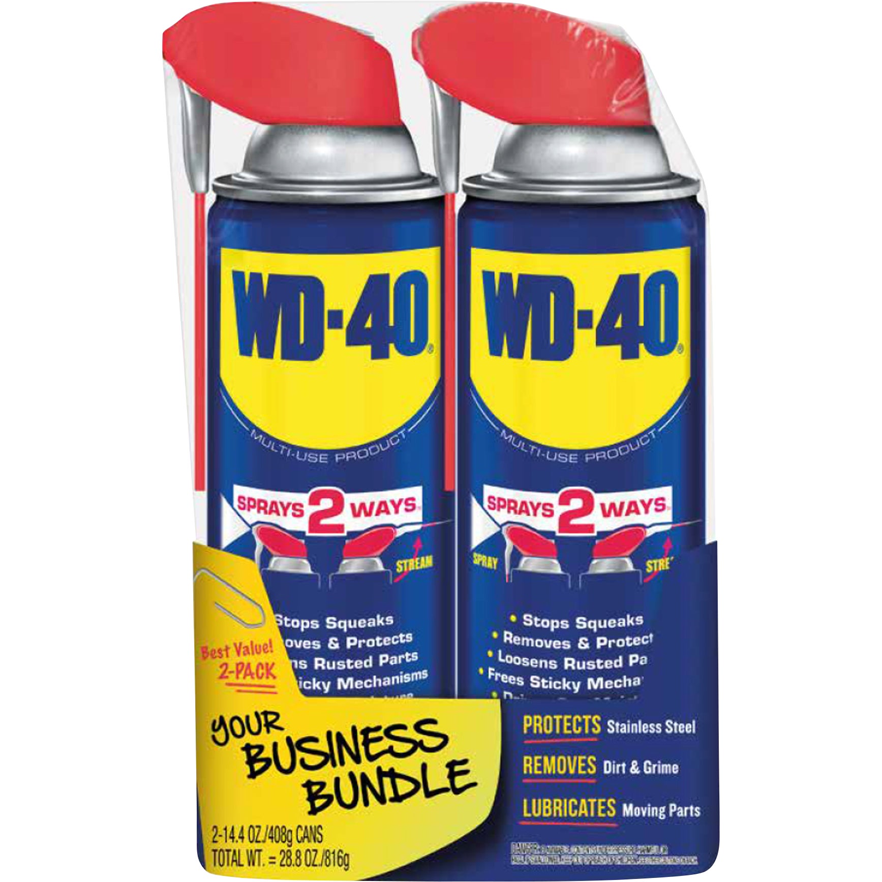 WD-40 2-Way Spray Lubricant, 14.4 oz, 2 ct | Costco