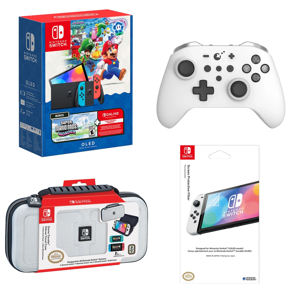 Nintendo Switch OLED Super Mario Bros. Wonder & Accessories Nintendo Switch OLED Super Mario Bros. Wonder & Accessories