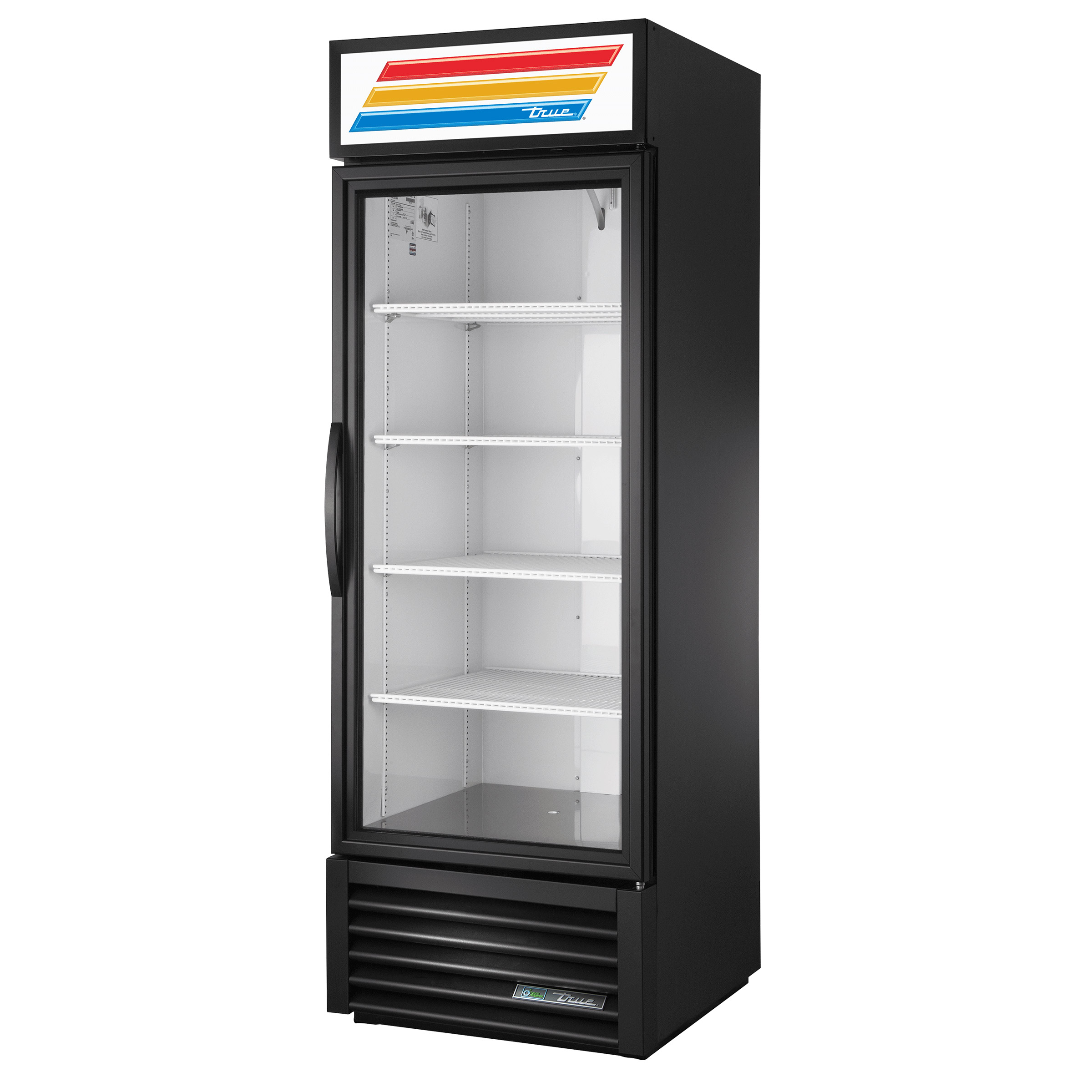 True 27 in. 23 cu ft. Commercial Upright Swing Door Refrigerator with Hydrocarbon Refrigerant