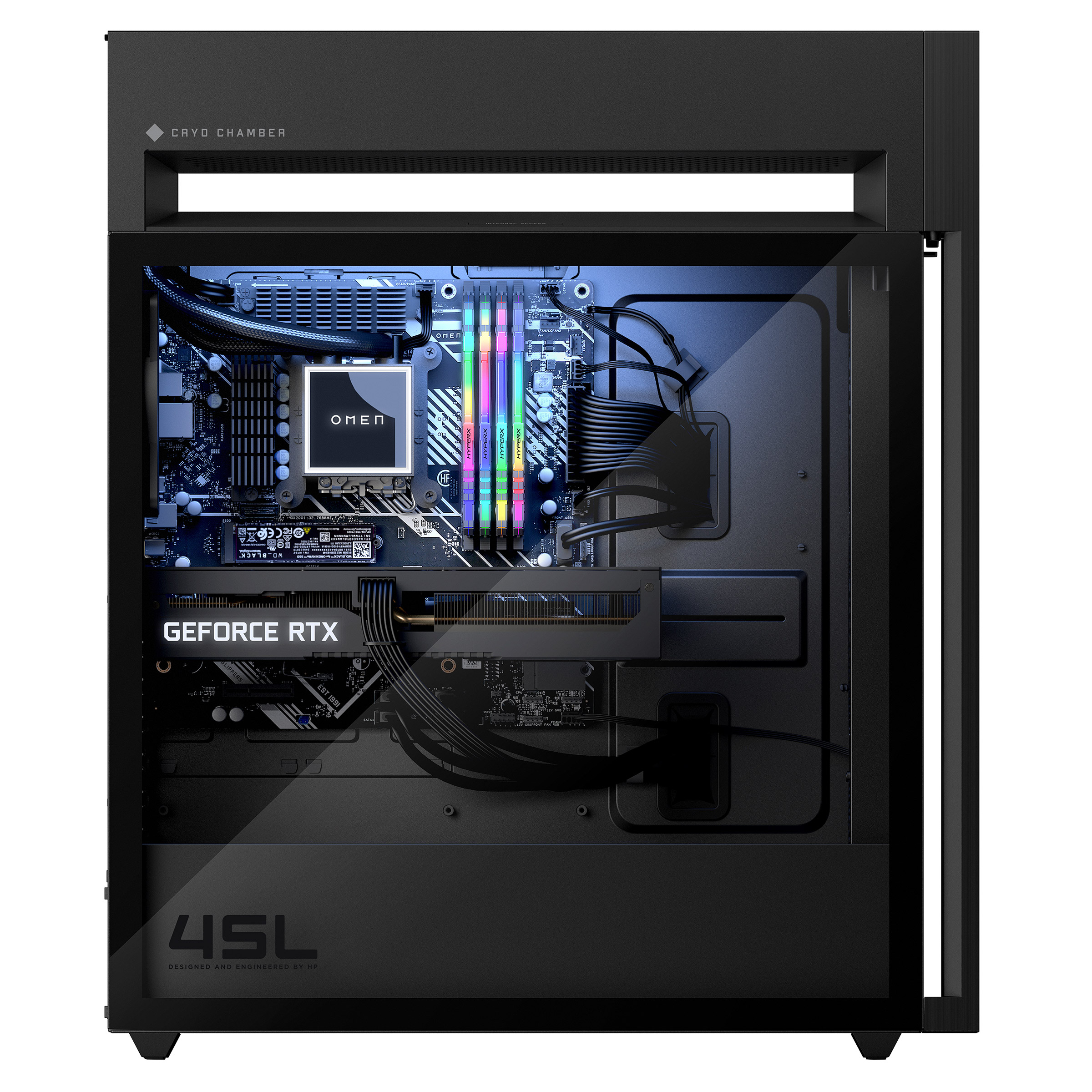 HP OMEN 45L Gaming Desktop - AMD Ryzen 9 7900X - GeForce RTX 4070
