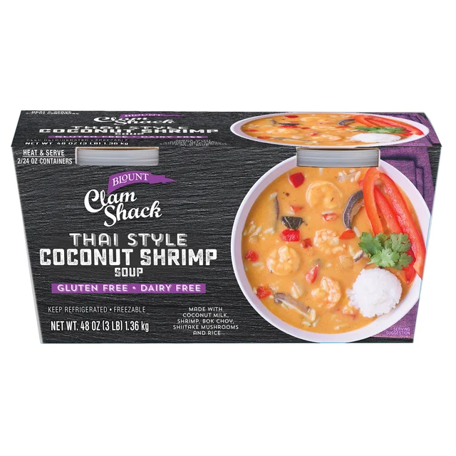 CLAM SHACK THAI STYLE COCONUT SHRIMP SOUP 2/24 OZ
